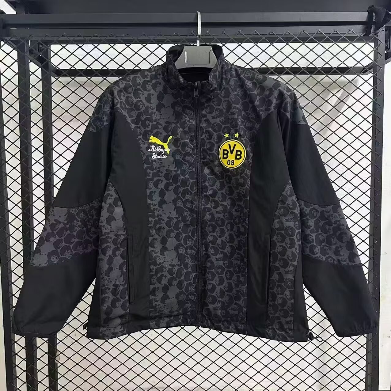 2025/26 Dortmund Joint Black and Gray Double-Sided Waterproof