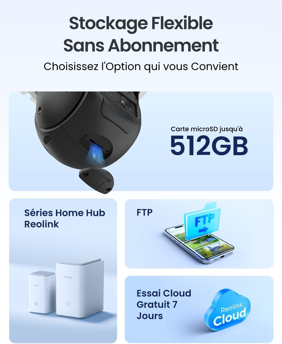 Caméra solaire 4K PTZ WiFi zoom 8X double objectif autonomie 180 jours