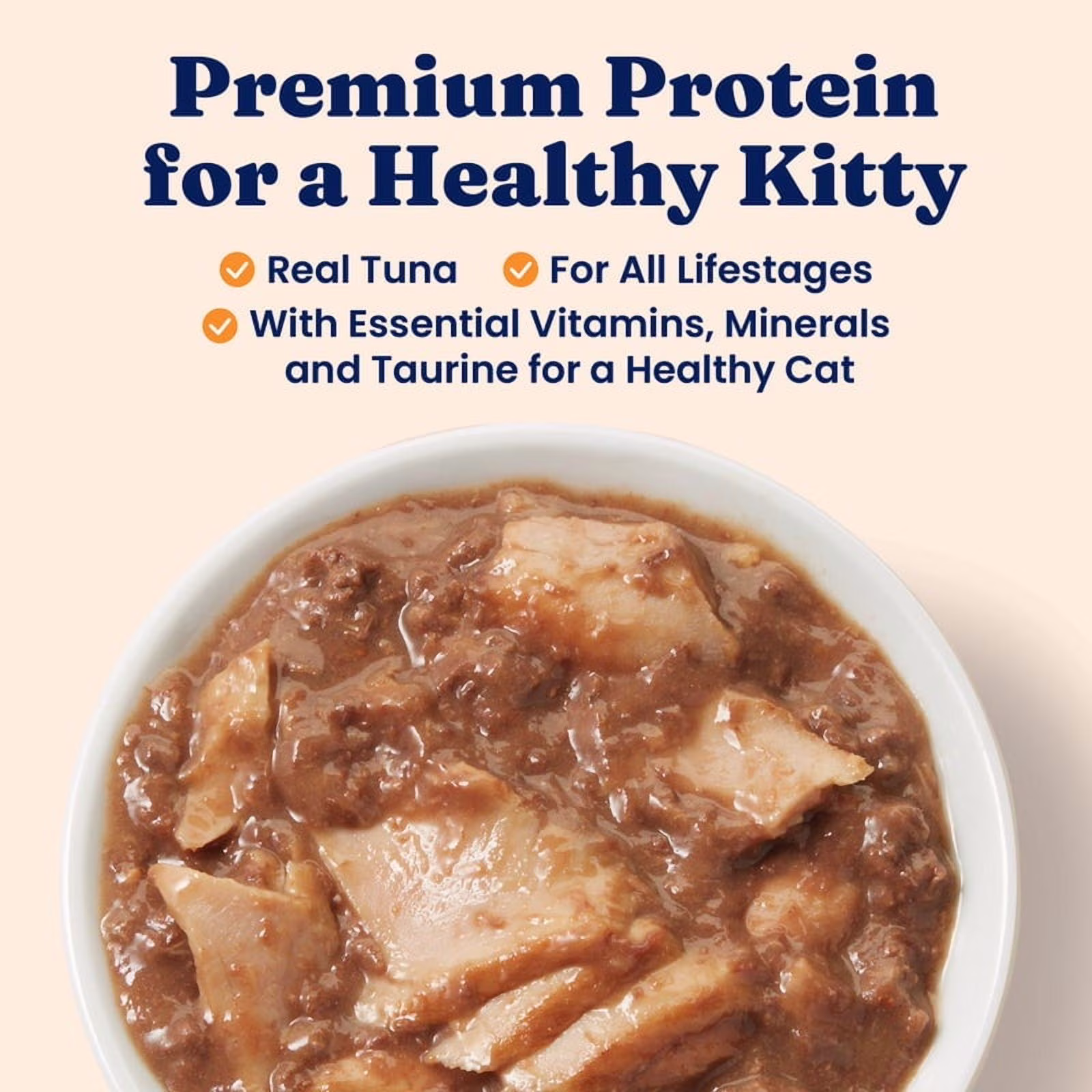 Solid Gold Five Oceans Blended Tuna Gravy, Canned Wet Cat Food, Grain & Gluten Free Shreds with Gravy, 3oz Can