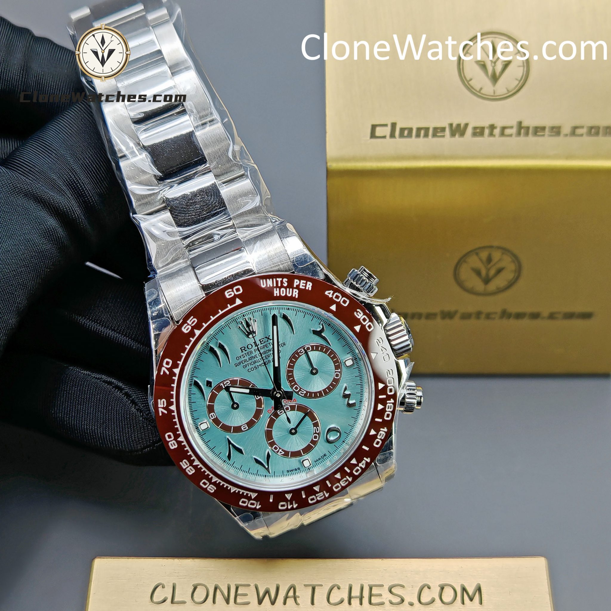 Rolex Super Clone Watches 1:1 ICE BLUE Daytona M116506 Middle East Version 4130 Movement