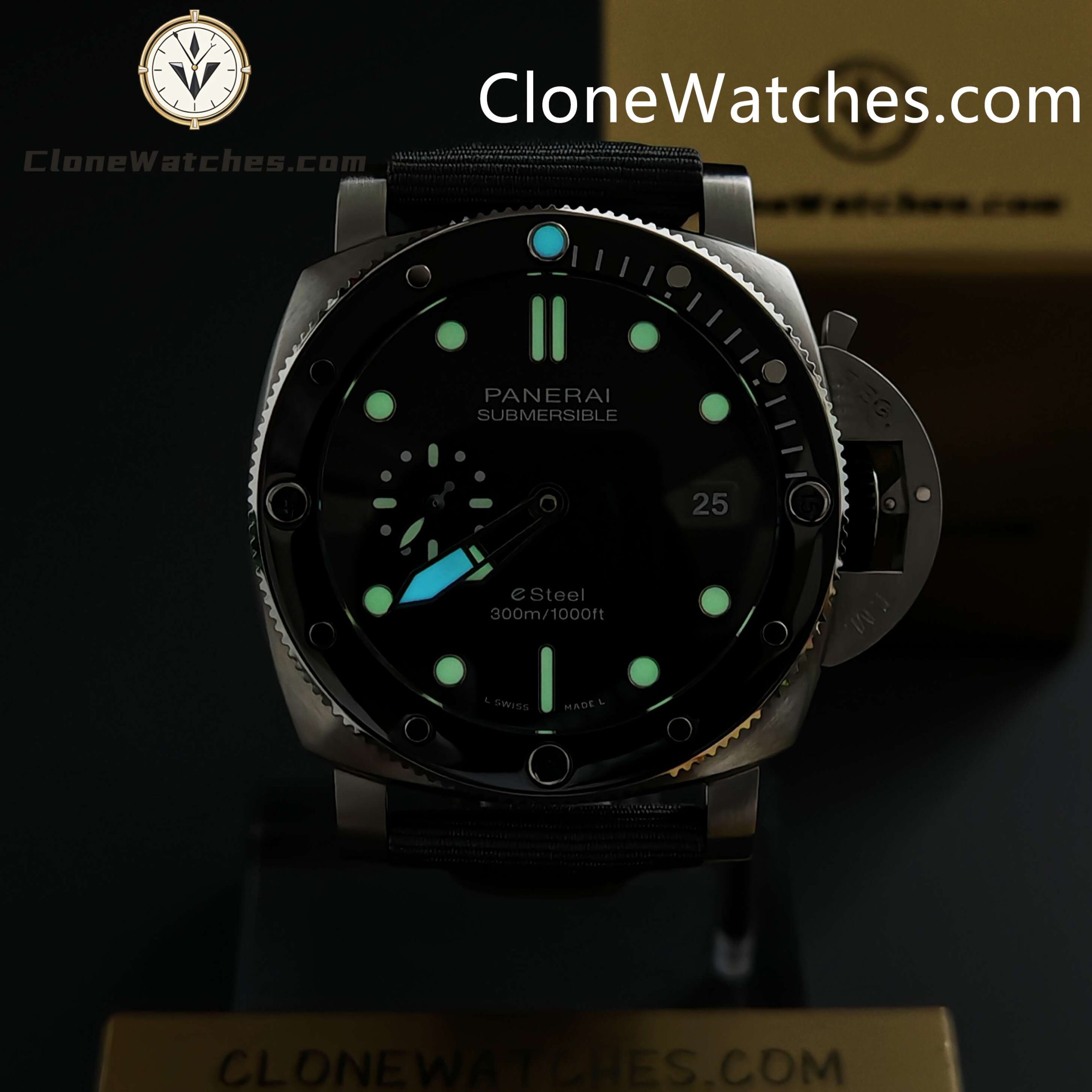 Panerai Super Clone Watches 1:1 Submersible QuarantaQuattro Grigio Roccia PAM01288