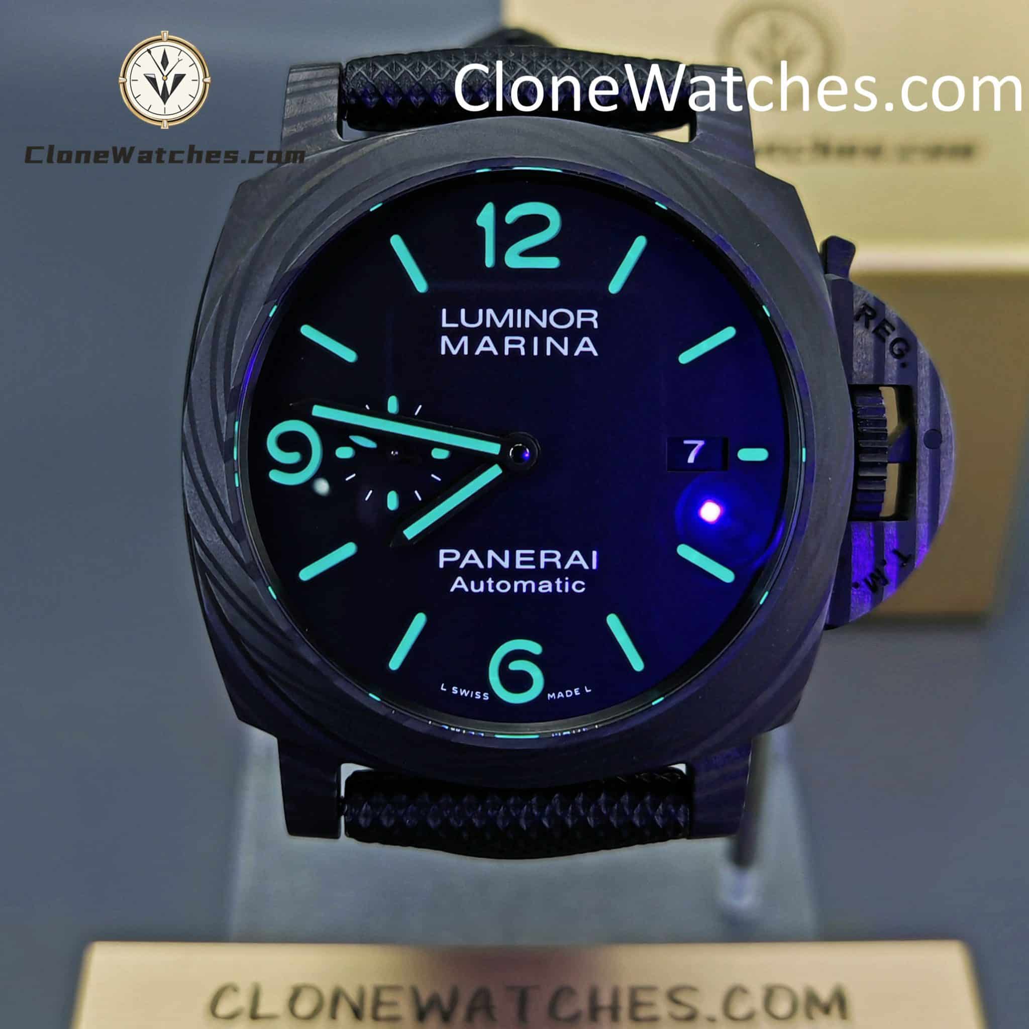 Panerai Super Clone Watches 1:1 Luminor Marina Carbotech PAM01661 44mm
