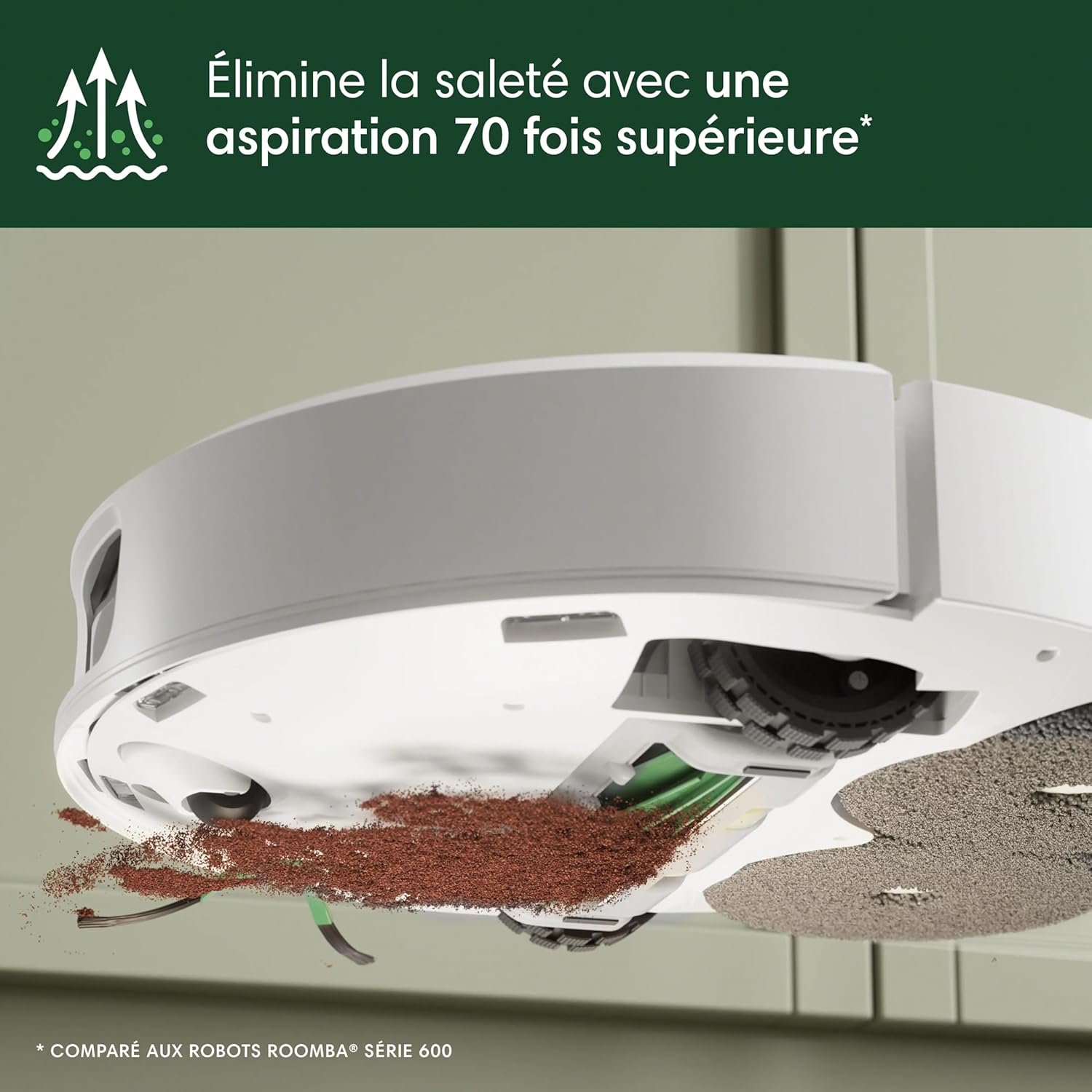 Robot aspirateur laveur base multifonction autovidage 75 jours LiDAR