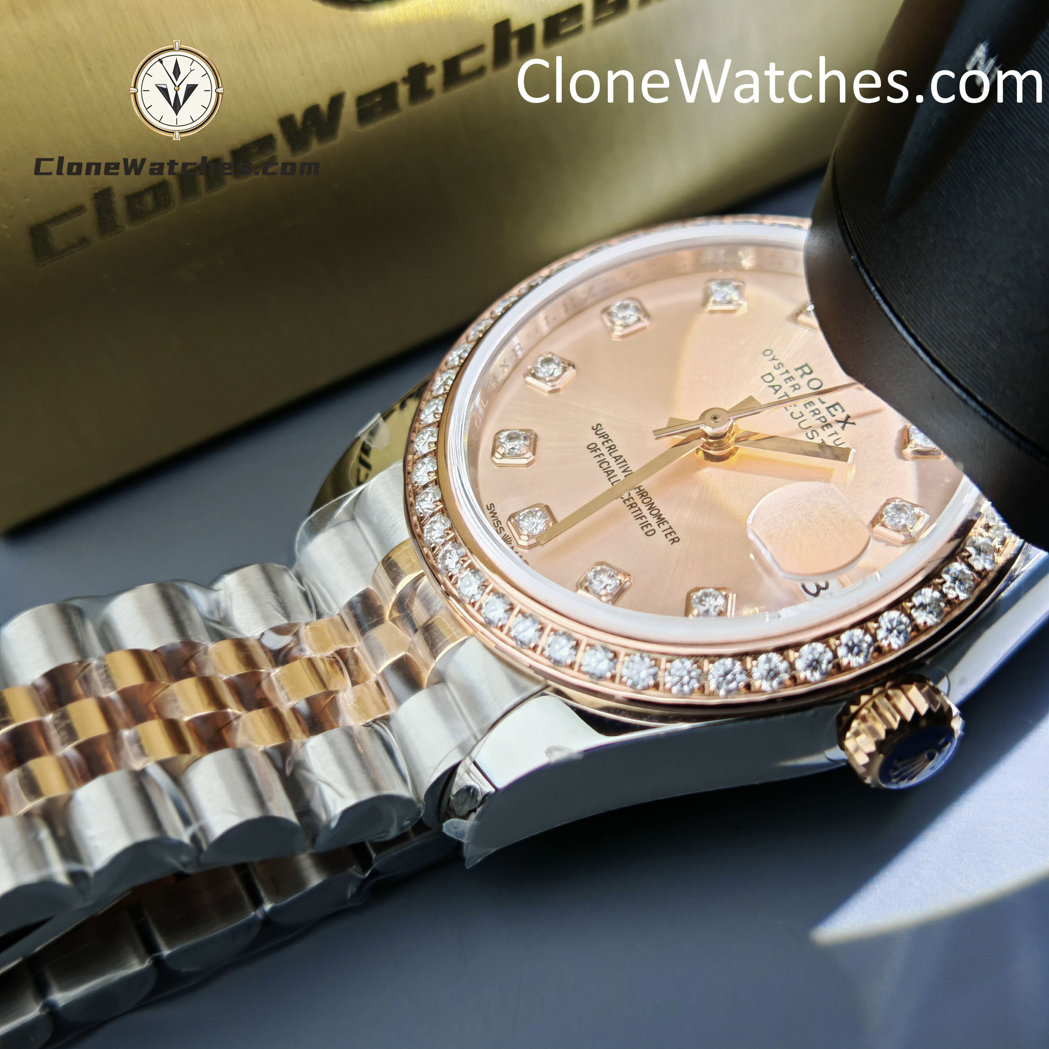 Rolex Super Clone Watches 1:1 DateJust m278381rbr-0024 Jubilee 31MM 2236 Movement