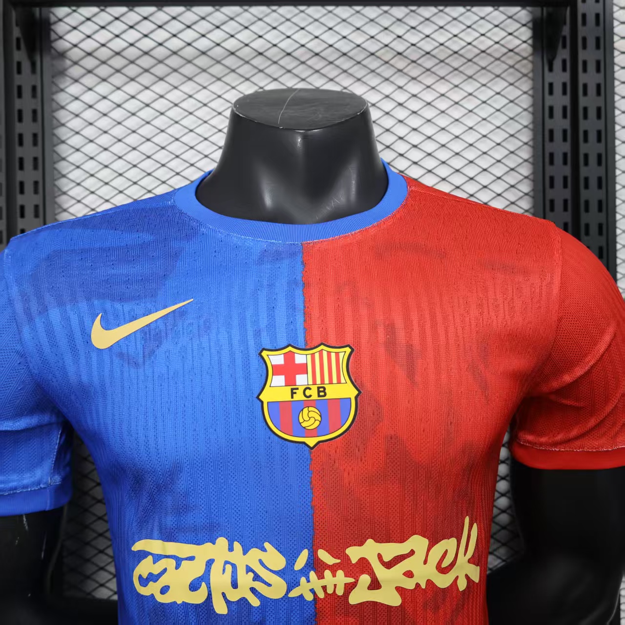 25-26 Barcelona special edition red and blue jersey - player version