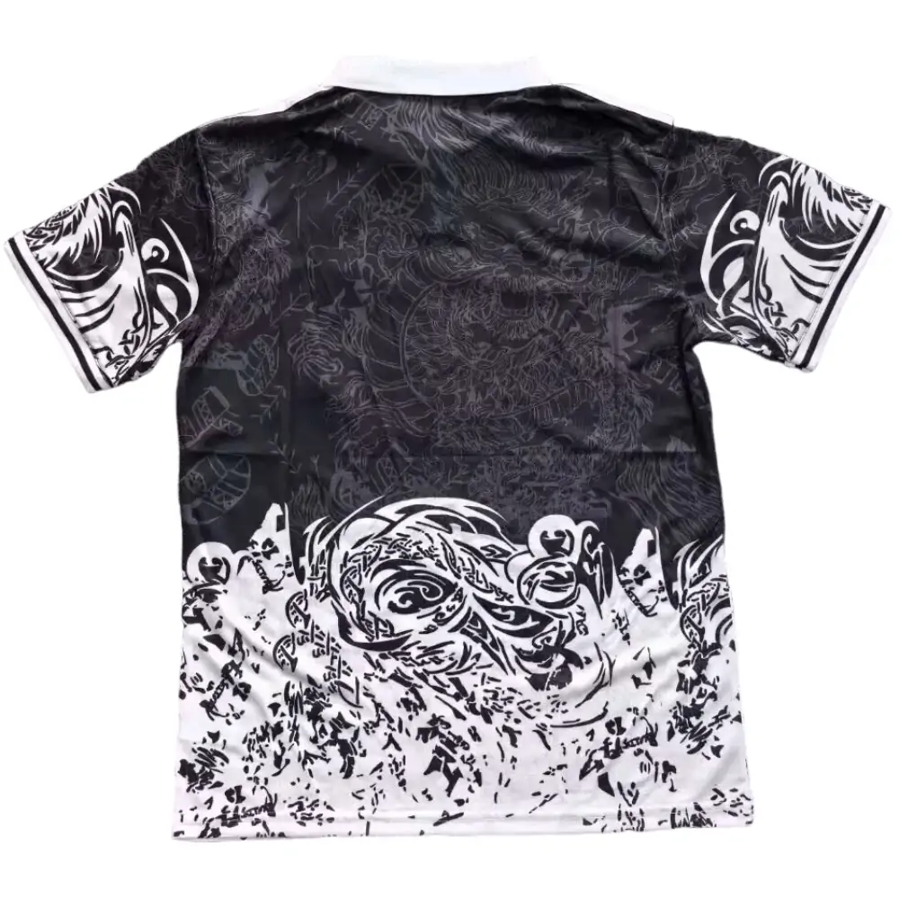 2025-26-Real Madrid POS Black and White Dragon - Jersey - Fan Edition
