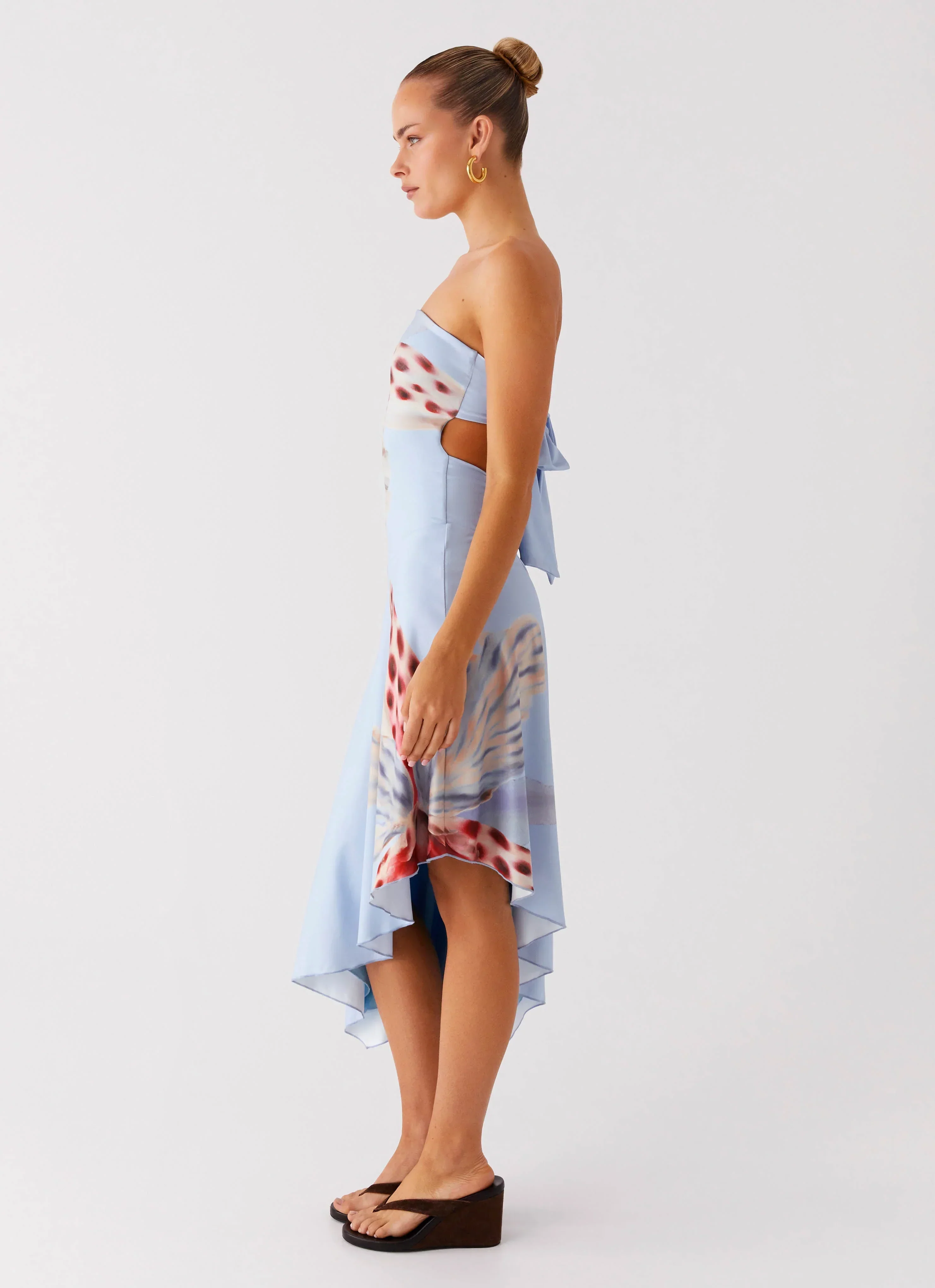 Juliana Midi Dress - Deep Sea Bloom