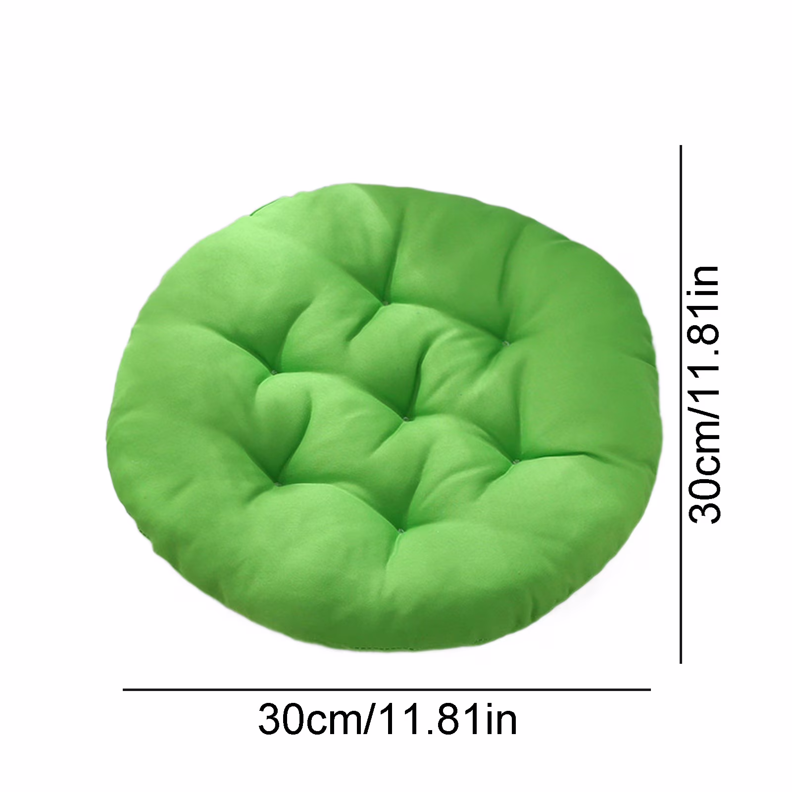 Guanhe Round Outdoor Seat Pads, Thickened Seat Cushion Chair Cushions for Patio & Garden,Office,Cafe,Bistro(16''x16'')