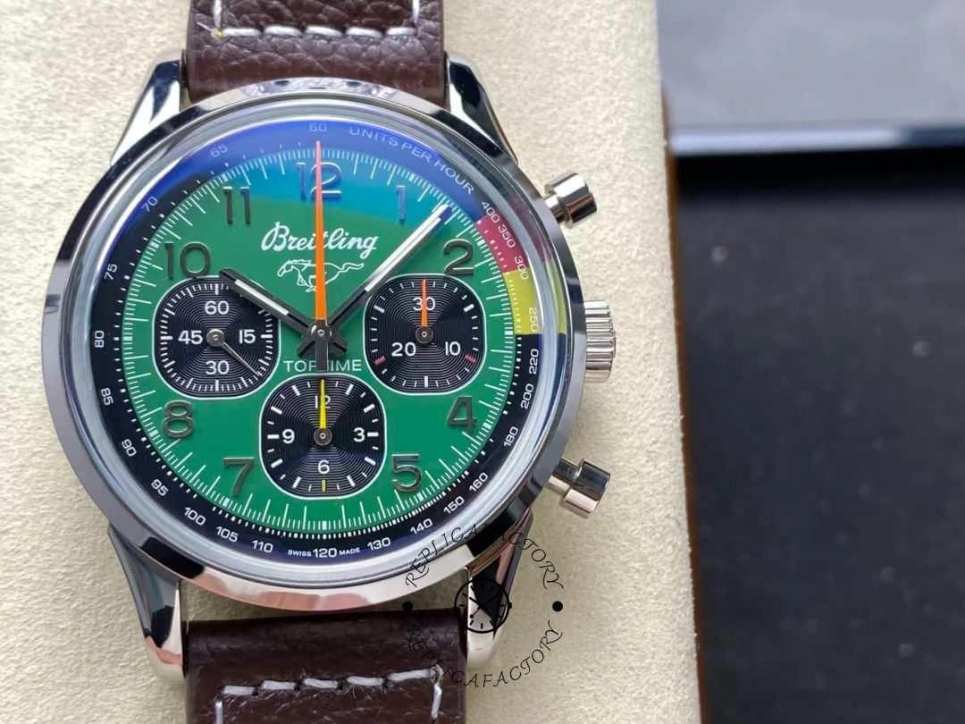 Breitling Top Time B01 Ford Mustang Automatic Replica AB01762A1L1X1 Arabic Markers