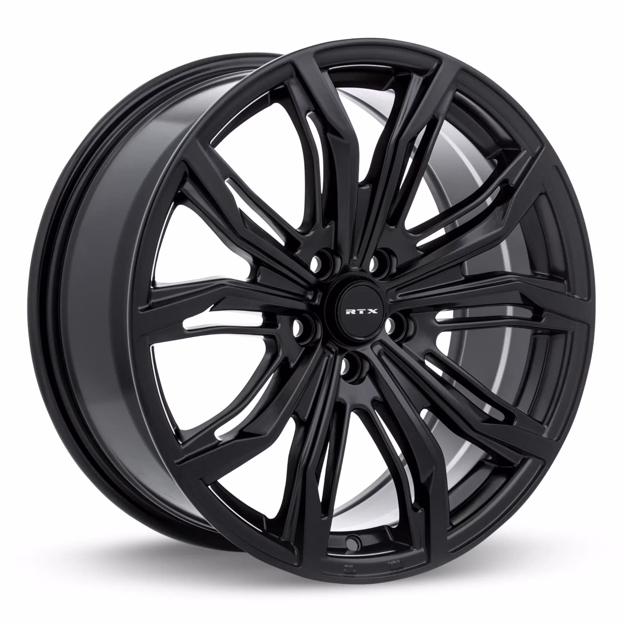 19x8.5 RTX Black Widow Satin Black Wheel 5x4.5 (38mm)