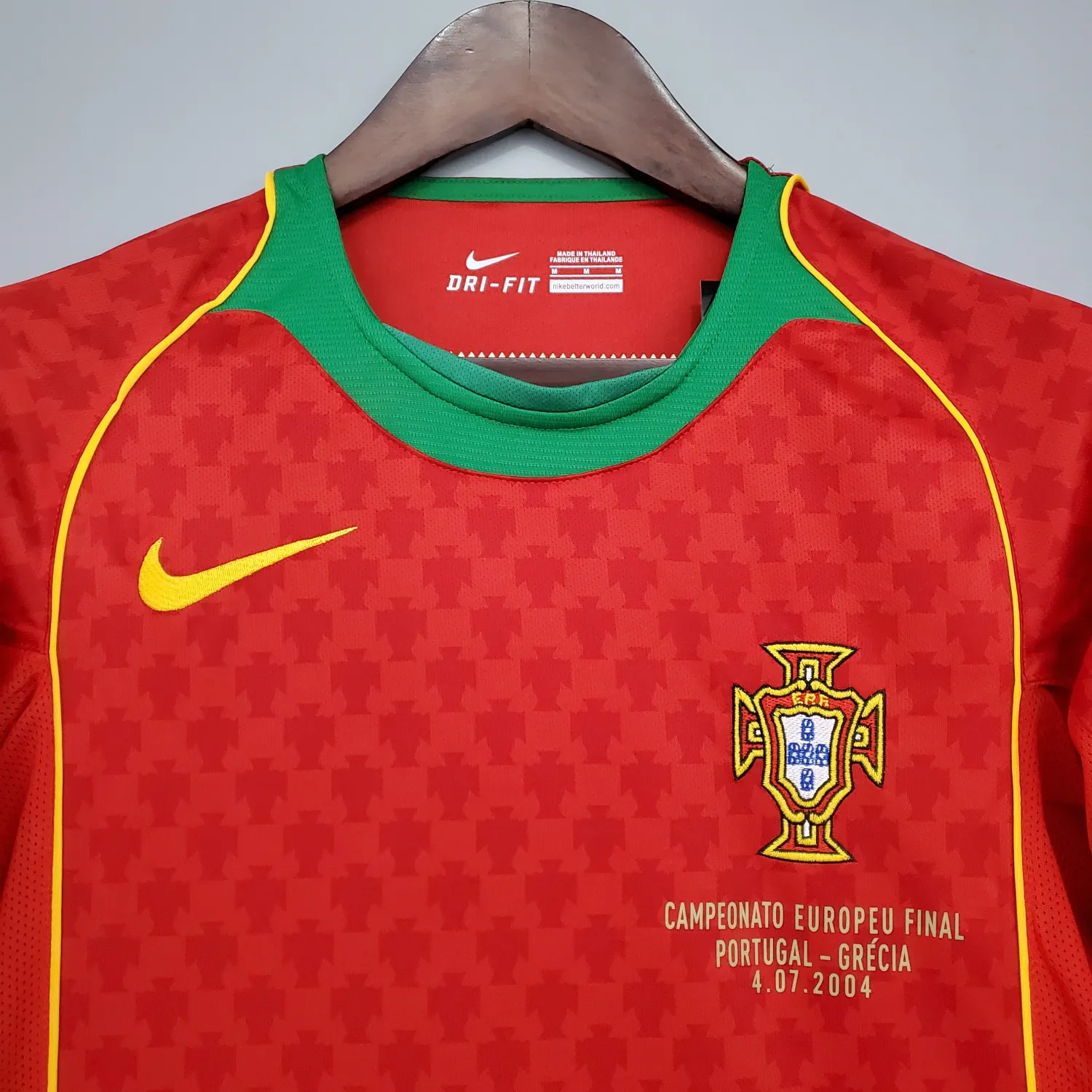 2004 Portugal home retro jersey-fans edition