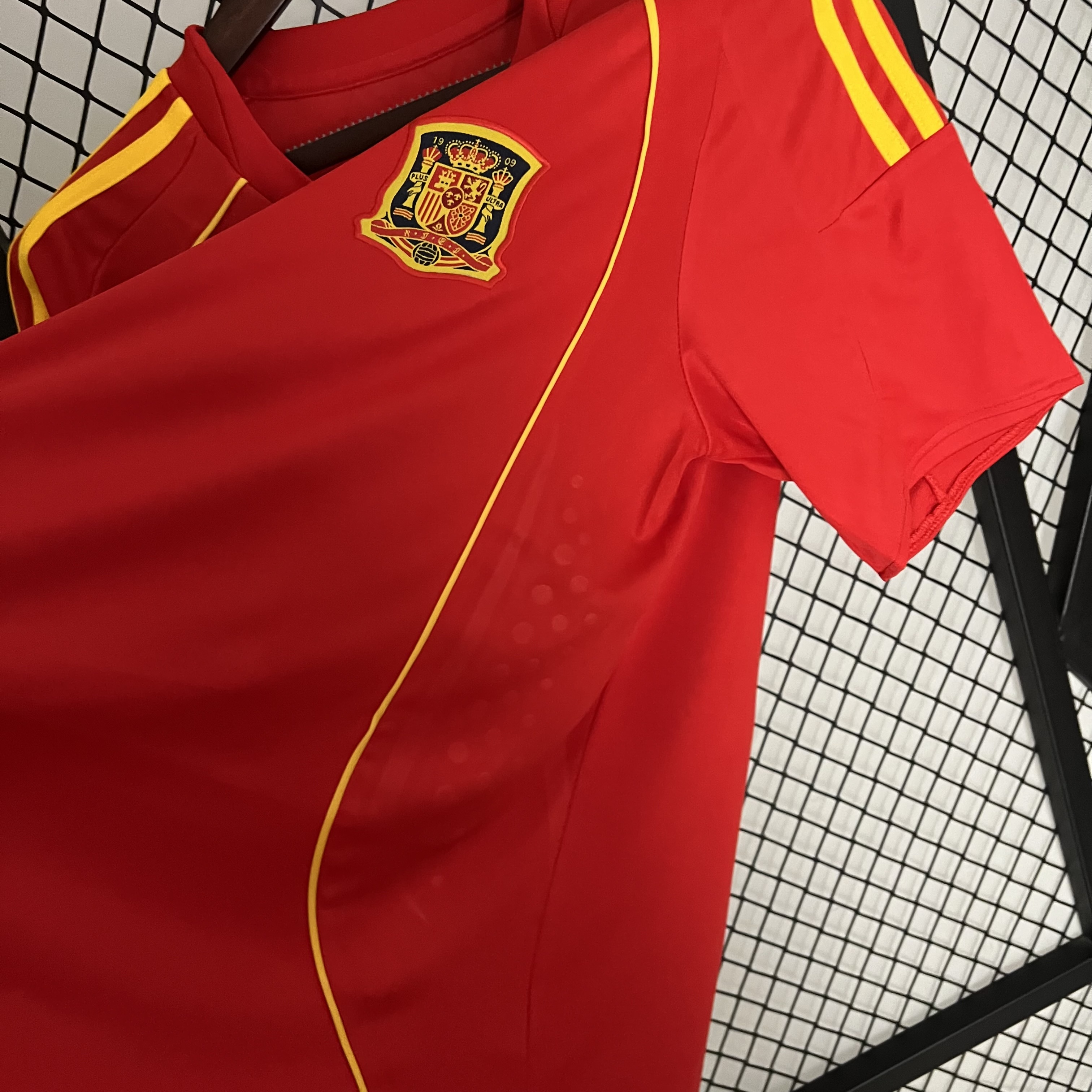 2008 Spain Home Retro Jersey 1:1 Thai Quality - Fans Edition