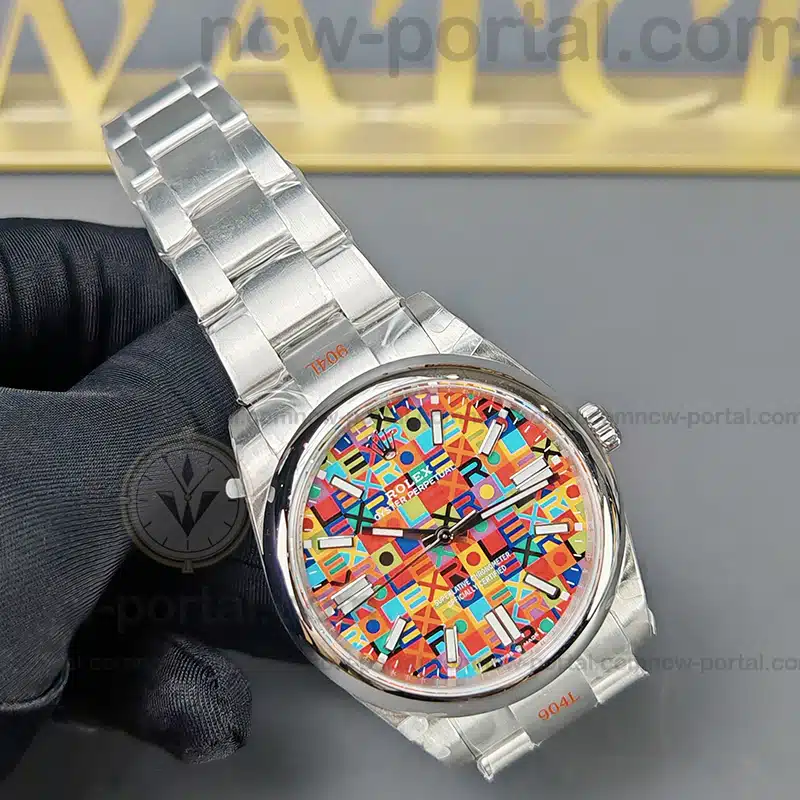 Rolex Super Clone Watches 1:1 Oyster Perpetual Multicoloured Jubilee-Motif Dial m134300-0010 3230 Movement 41mm
