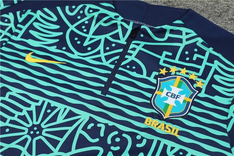 2024/25 Brazil Half Zip Training Jersey