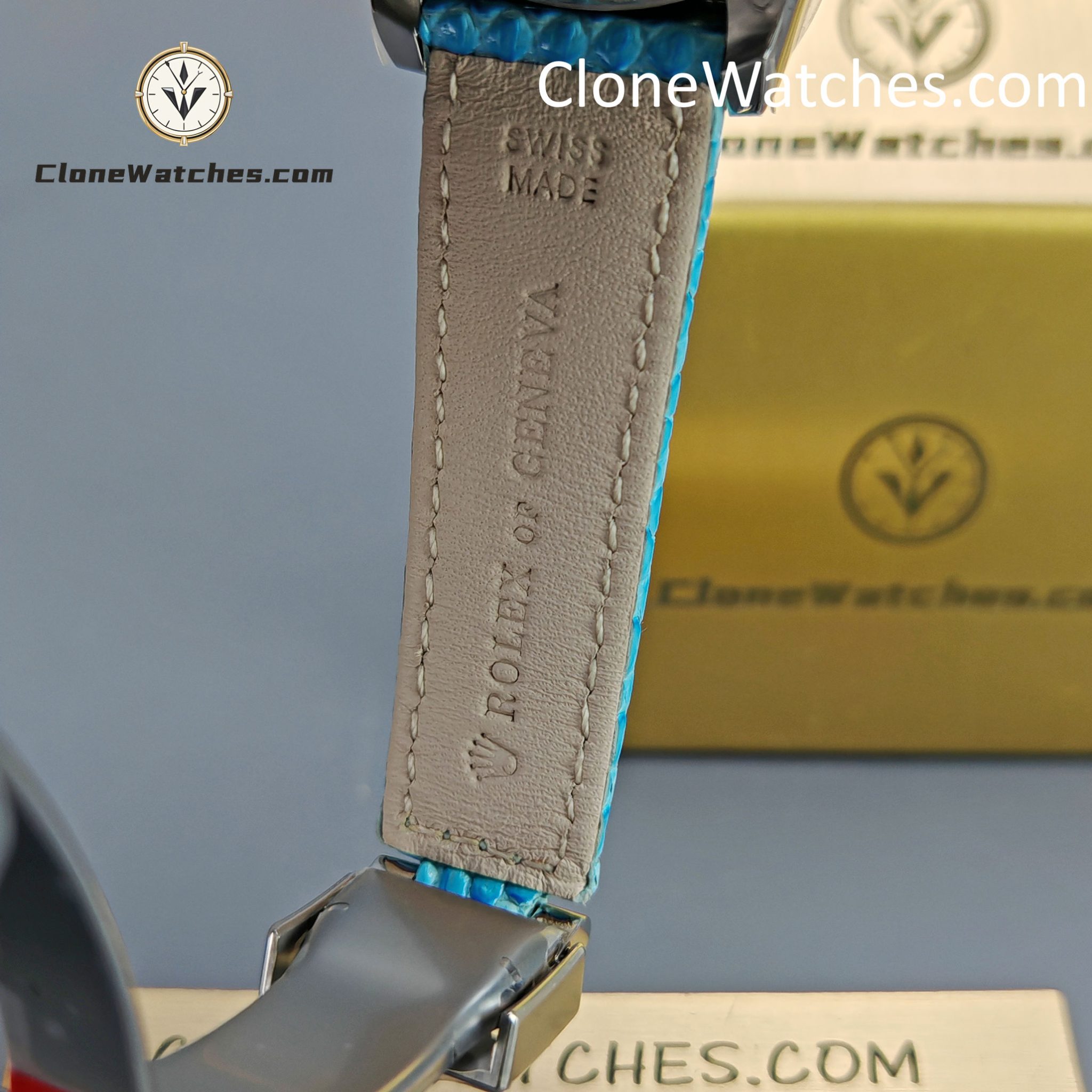 Rolex Super Clone Watches 1:1 Daytona M116519 Beach Blue 4130 Movement
