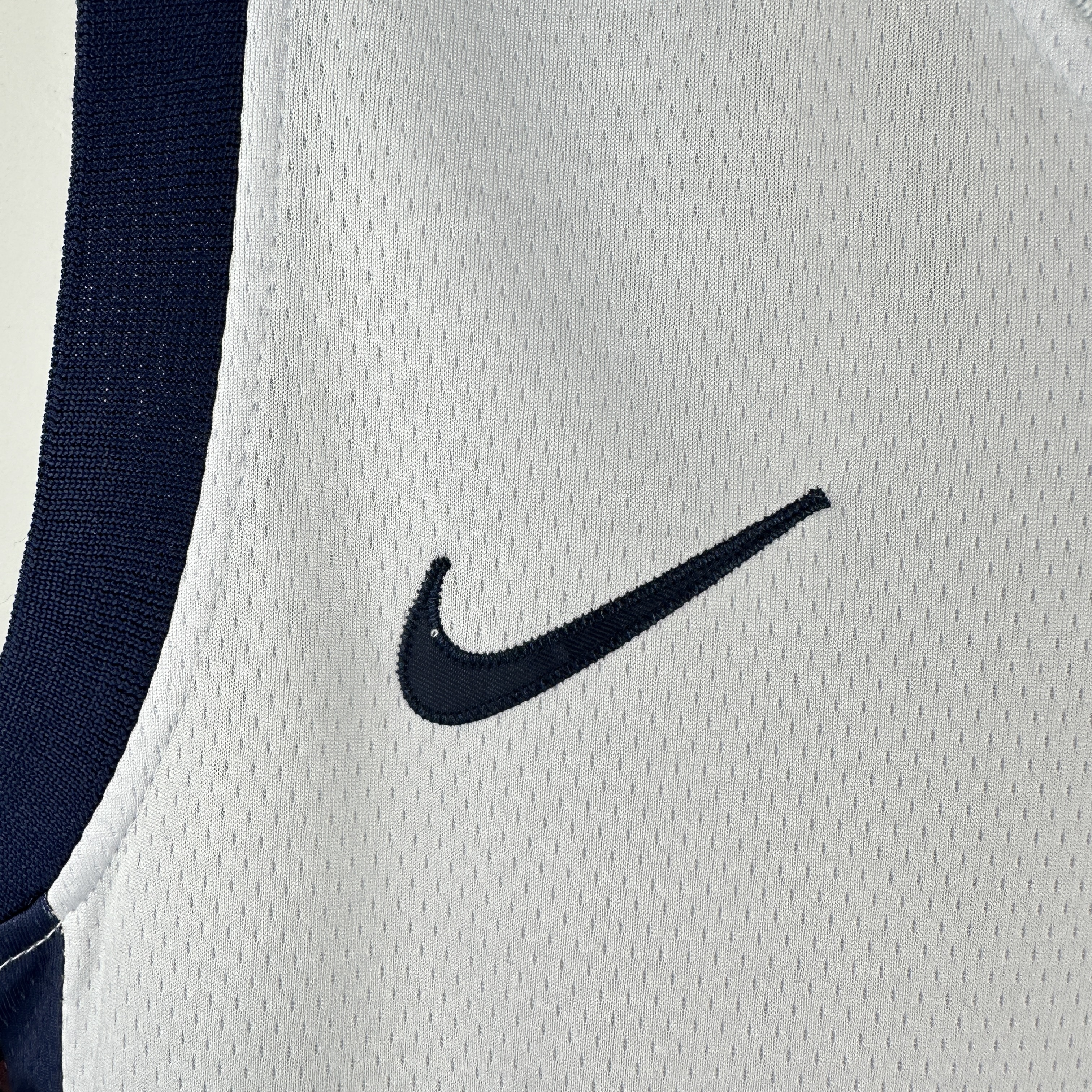 Embroidered 24th season US team white No. 6 James