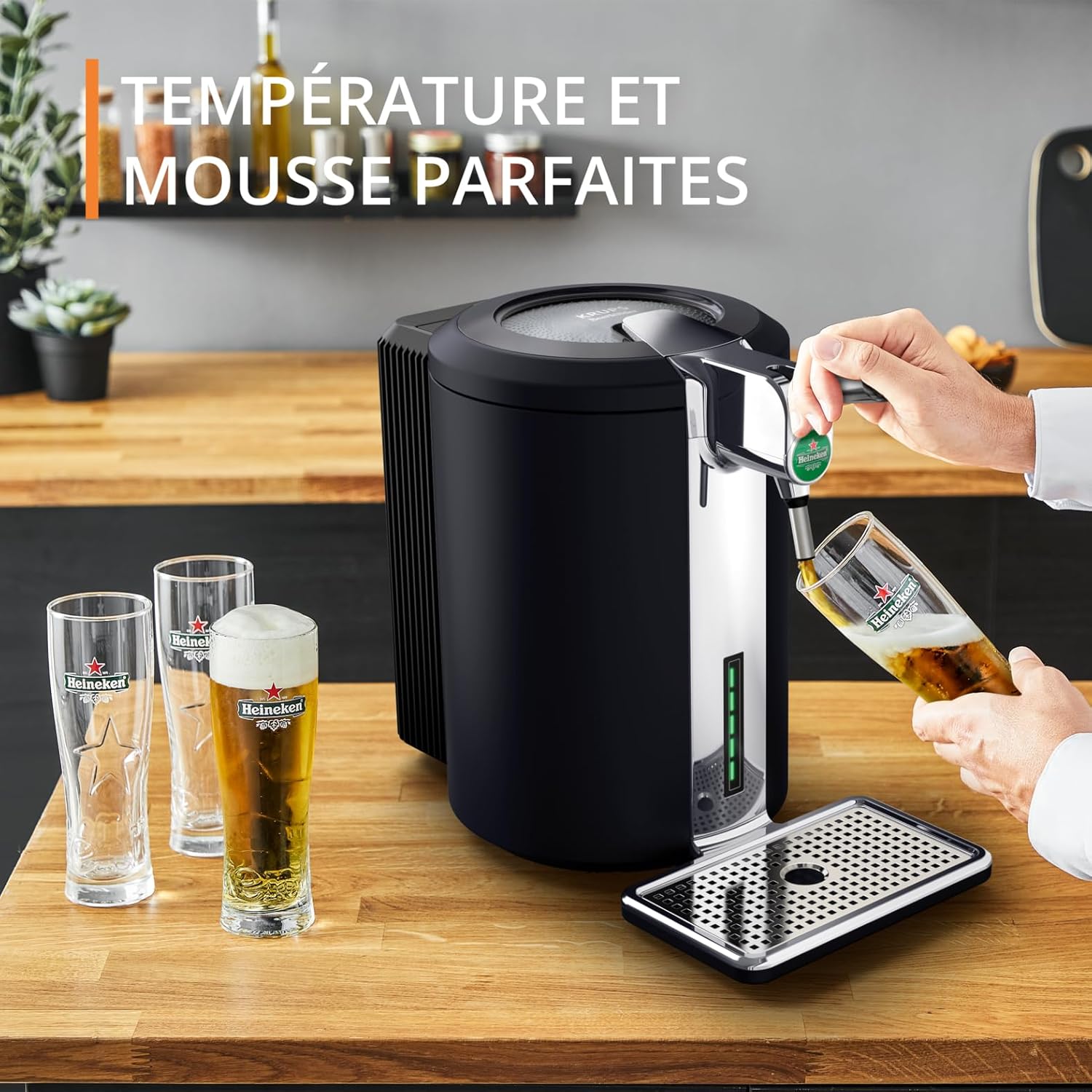 Machine bière pression Beertender Compact fûts 5 L mousse température parfaite