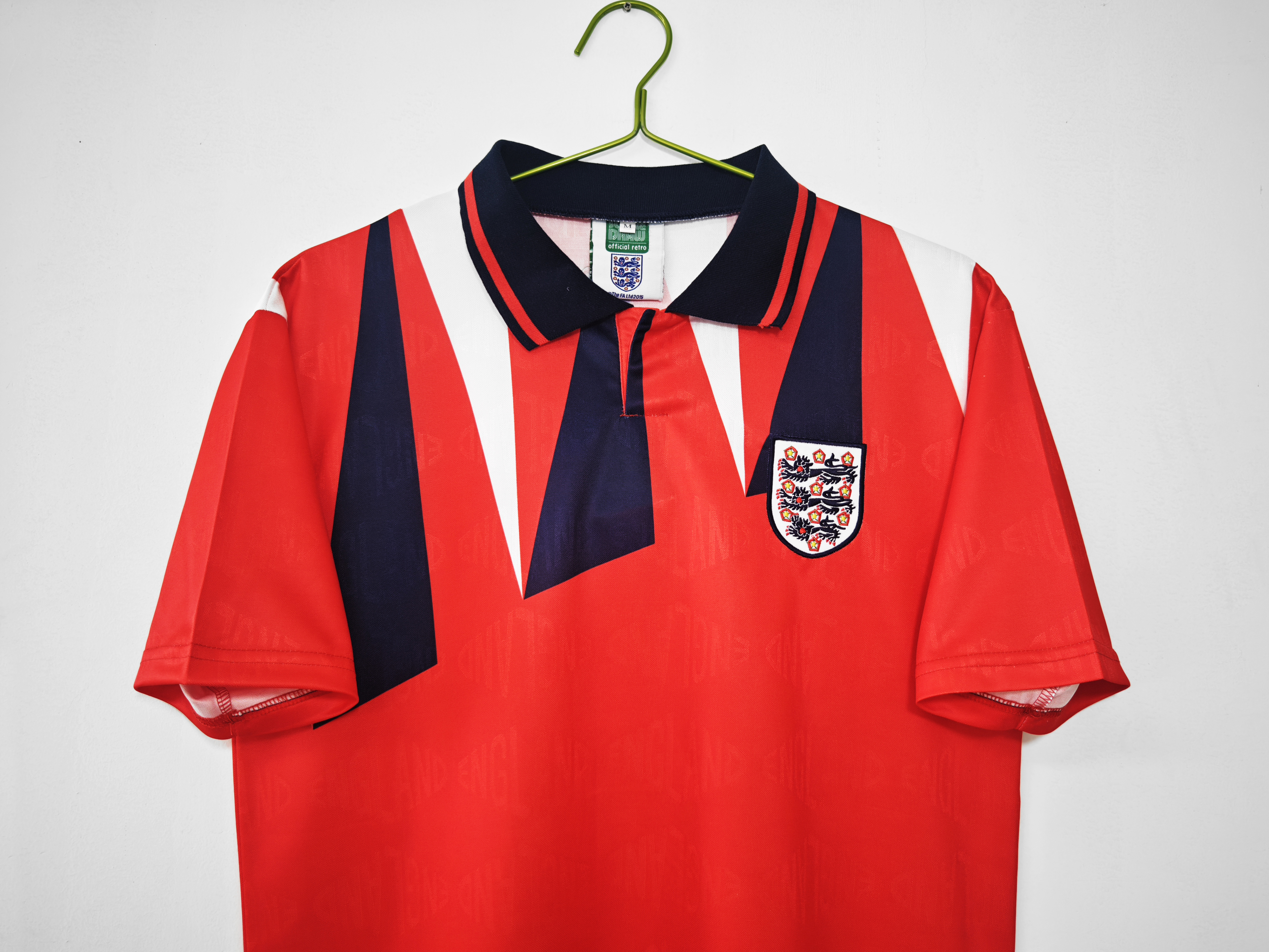 1992 England away retro jersey