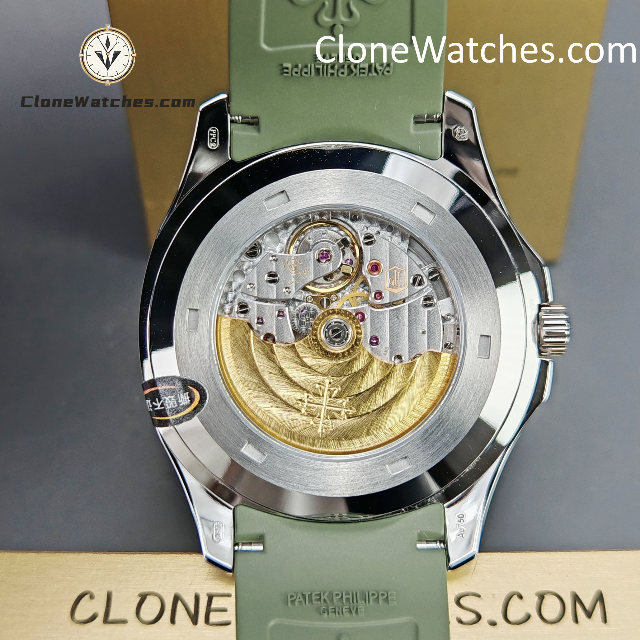 Patek Philippe Super Clone Watches 1:1 Aquanaut White Gold 5168G-010 42 mm