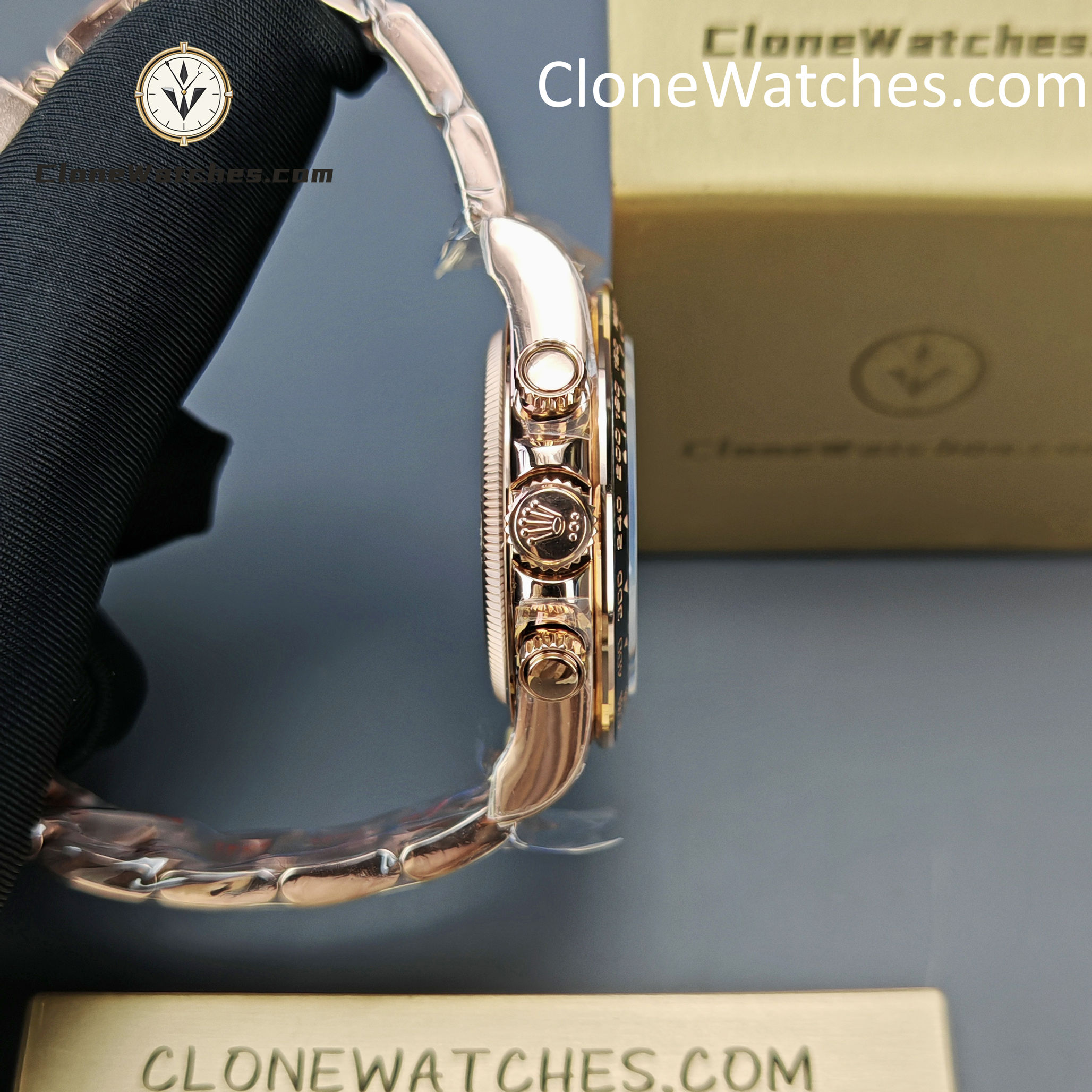 Rolex Super Clone Watches 1:1 Le Mans Daytona 100 Years Anniversary Rose Gold 4132 Movement