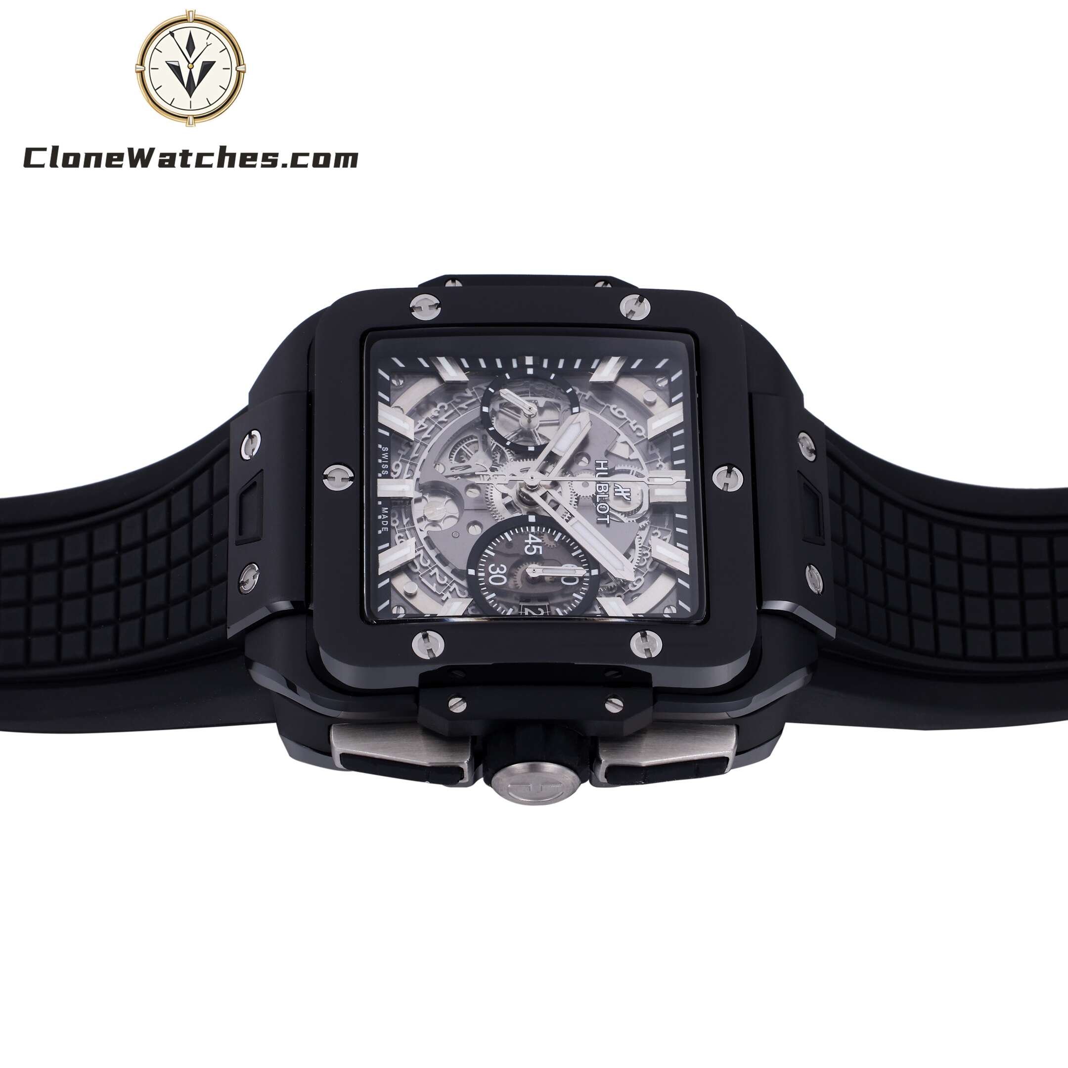 Hublot Super Clone Watches 1:1 Square Bang Unico Black Magic 42MM 821.CI.0170.RX