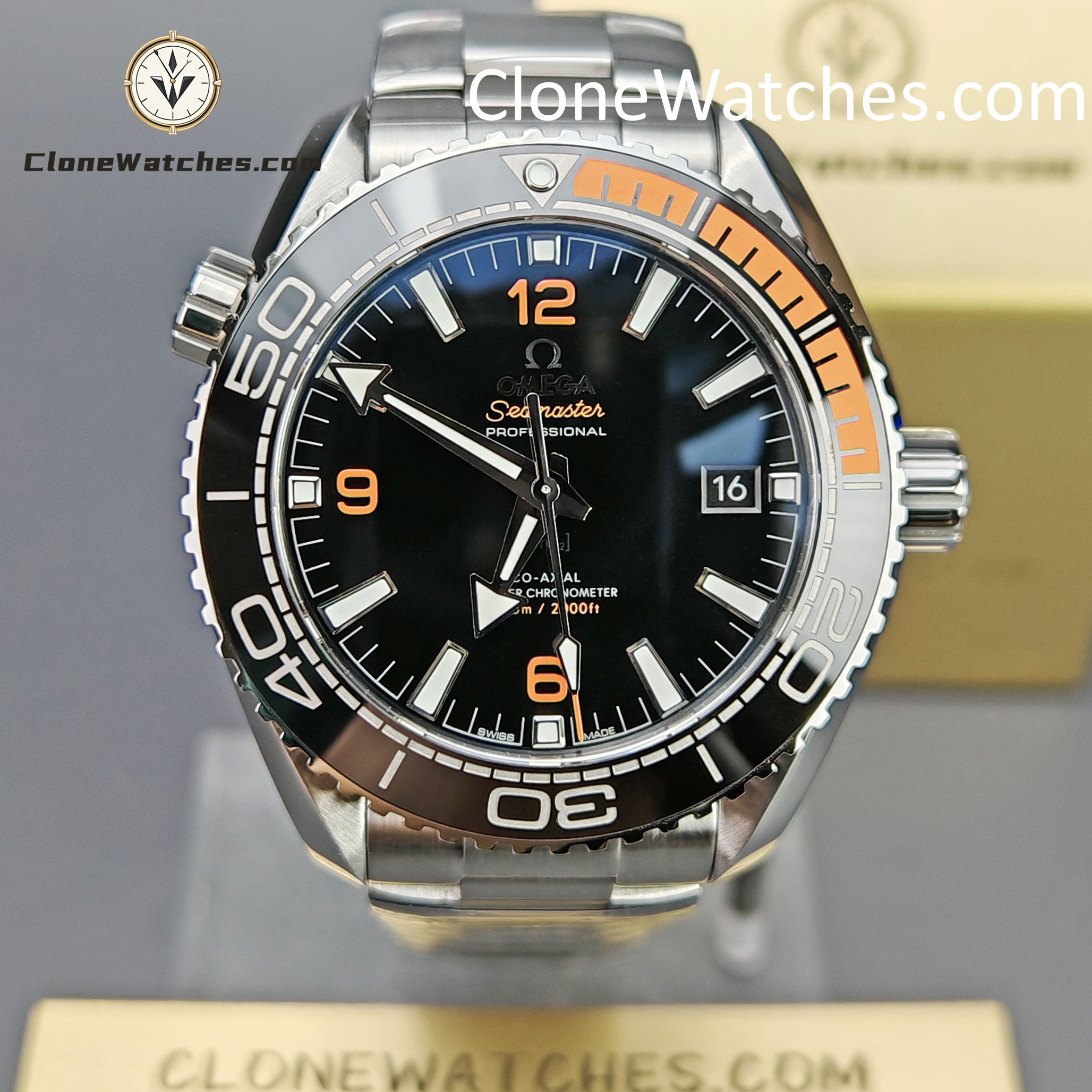 OMEGA Super Clone Watches 1:1 Seamaster Ocean Planet 600M 215.30.44.21.01.002 43.5 mm