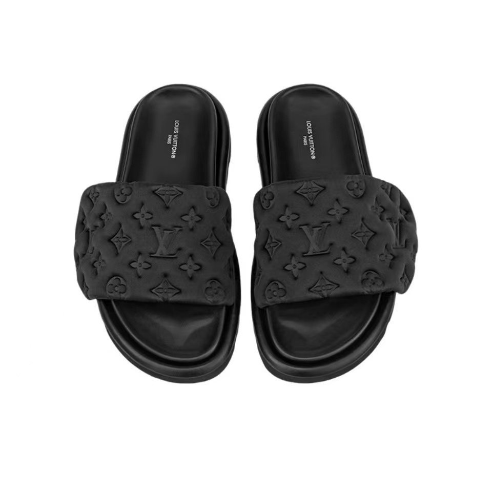 Louis Vuitton LV Pool Pillow Fashion Flat Flip-flops Slide Sandal