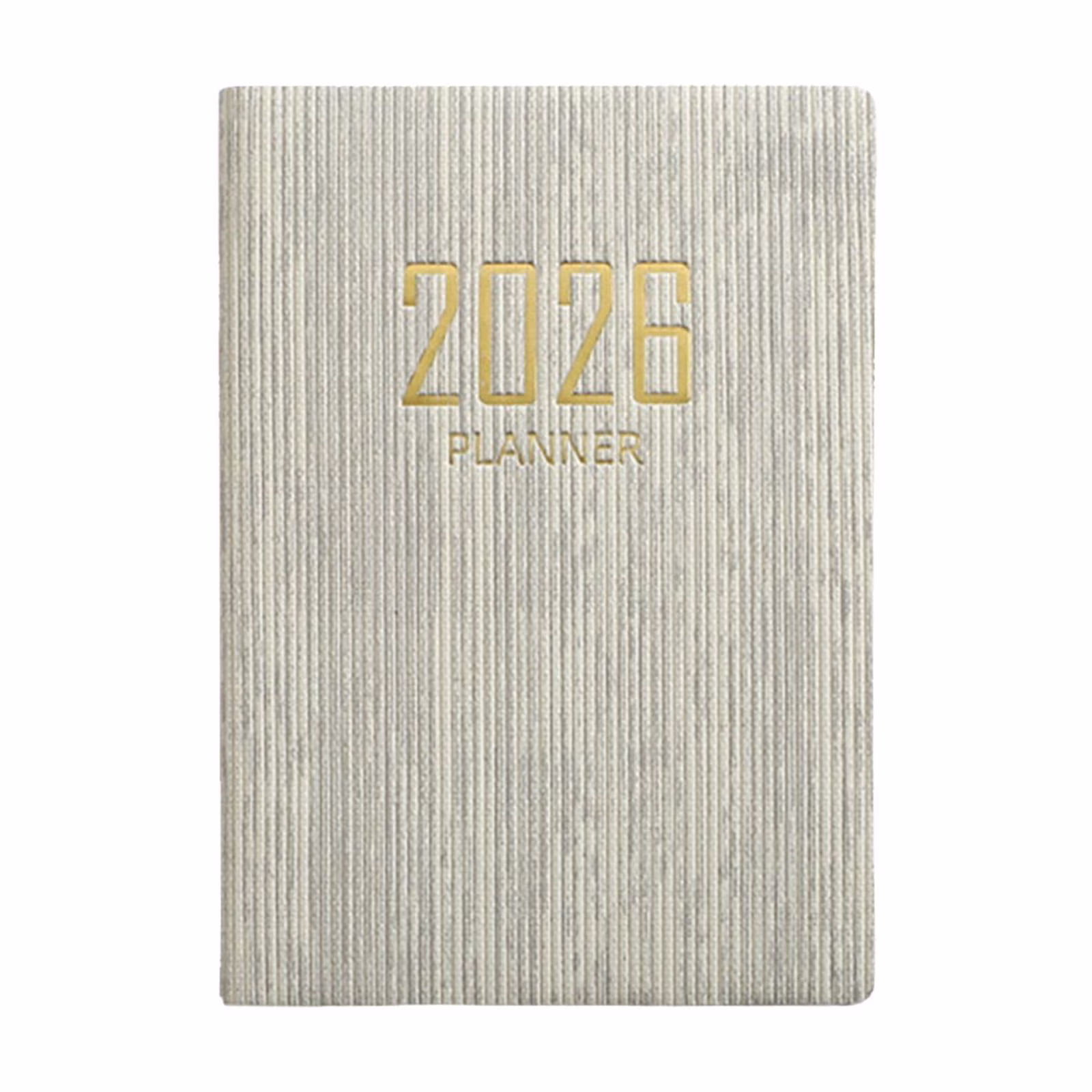 Pocket Calendar 2026 Pocket Planner Beige Mini Calendar Notebook | Travel Diary School Organizer for Daily Planning and Academic Use