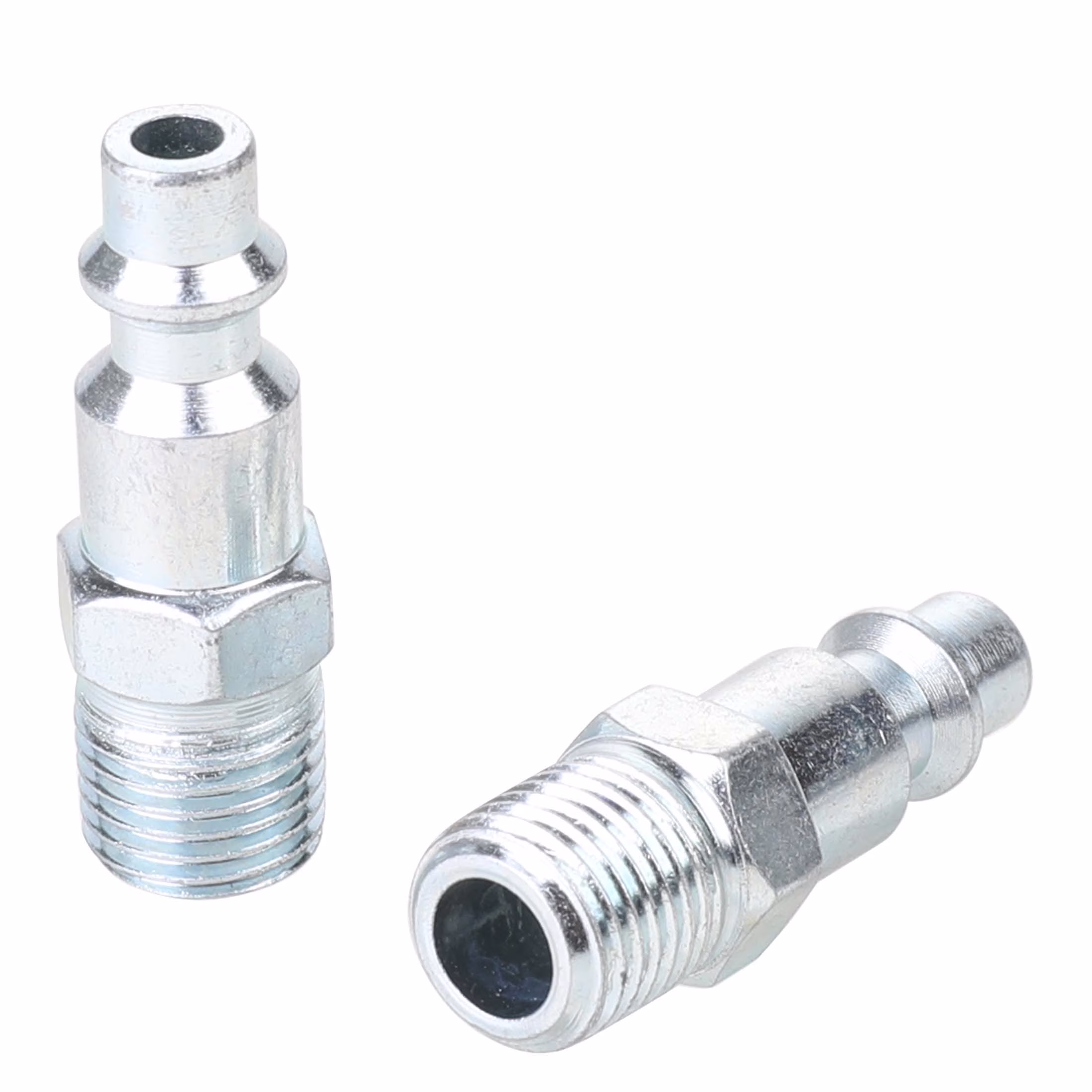 Hyper Tough 1/4-inch Air Industrial Steel MNPT Plug Set, Model 12-225-2HT, 2pcs Pack