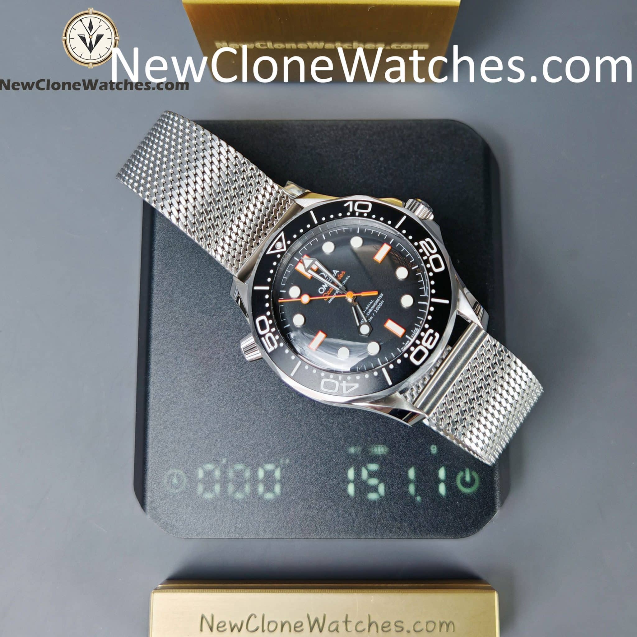 OMEGA Super Clone Watches 1:1 Seamaster Diver 300M 42mm 210.30.42.20.01.018 Black Dial