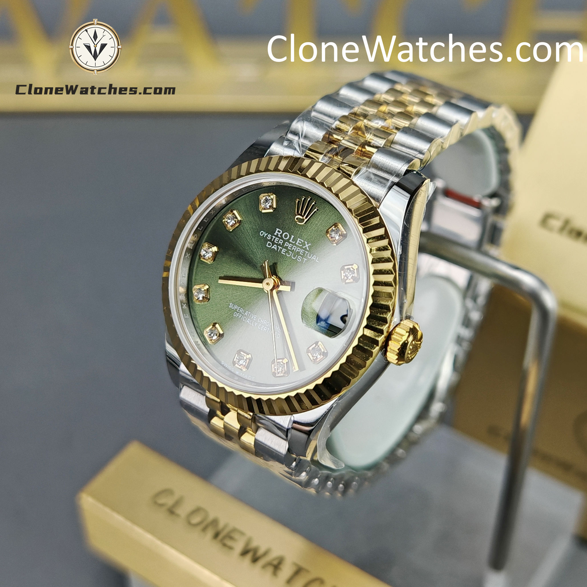 Rolex Super Clone Watches 1:1 DateJust m278273-0030 Jubilee 31MM 2236 Movement