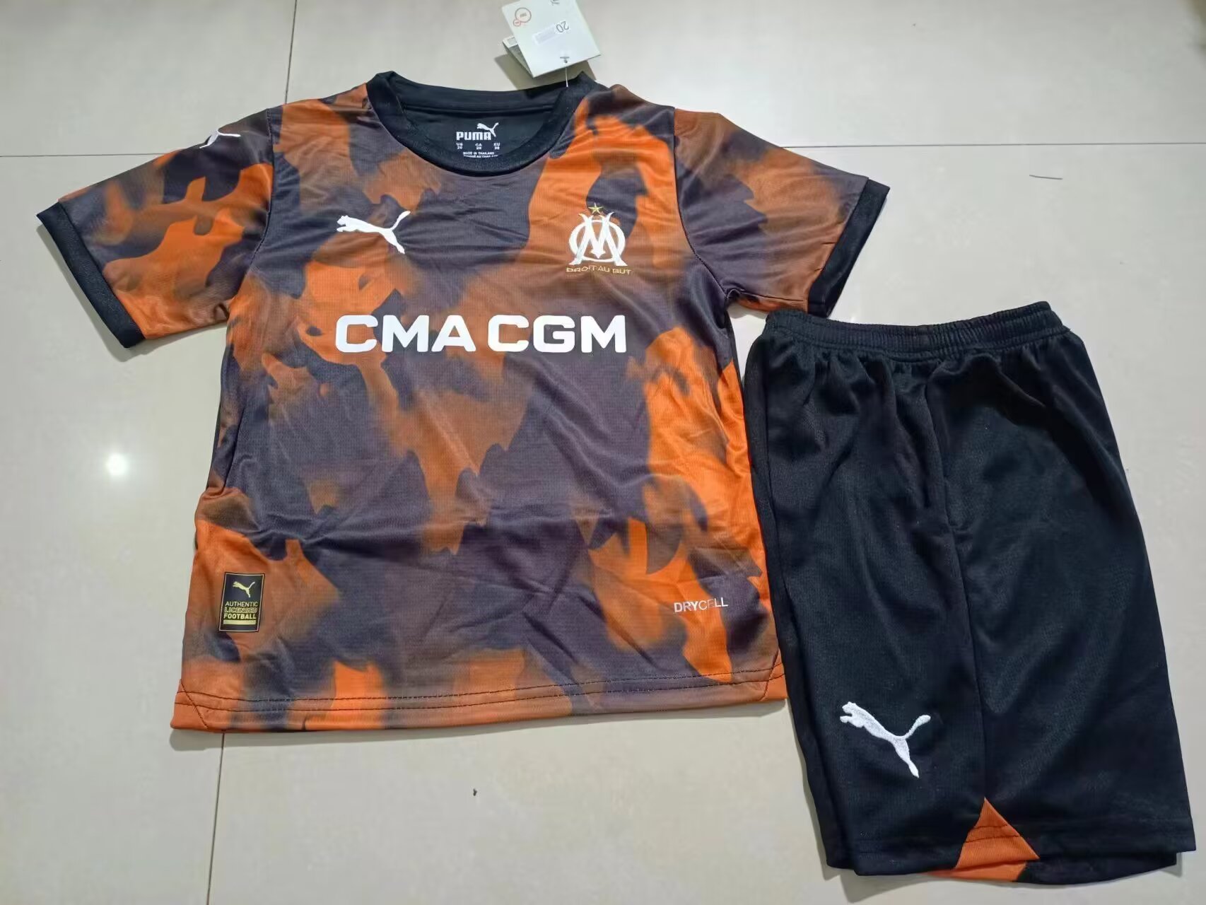 2023/2024 Marseille second away children's jersey