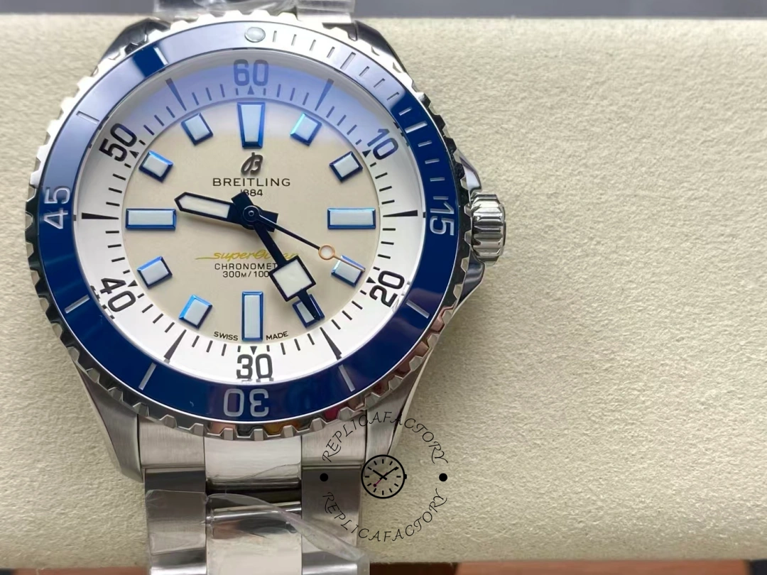 Breitling Superocean Automatic 42 1:1 Clone A17375E71G1A1 Steel Bracelet Men's Watch