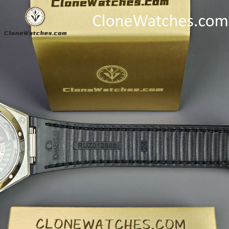 OMEGA Super Clone Watches 1:1 Constellation steel on leather strap 131.33.41.21.01.001 41mm