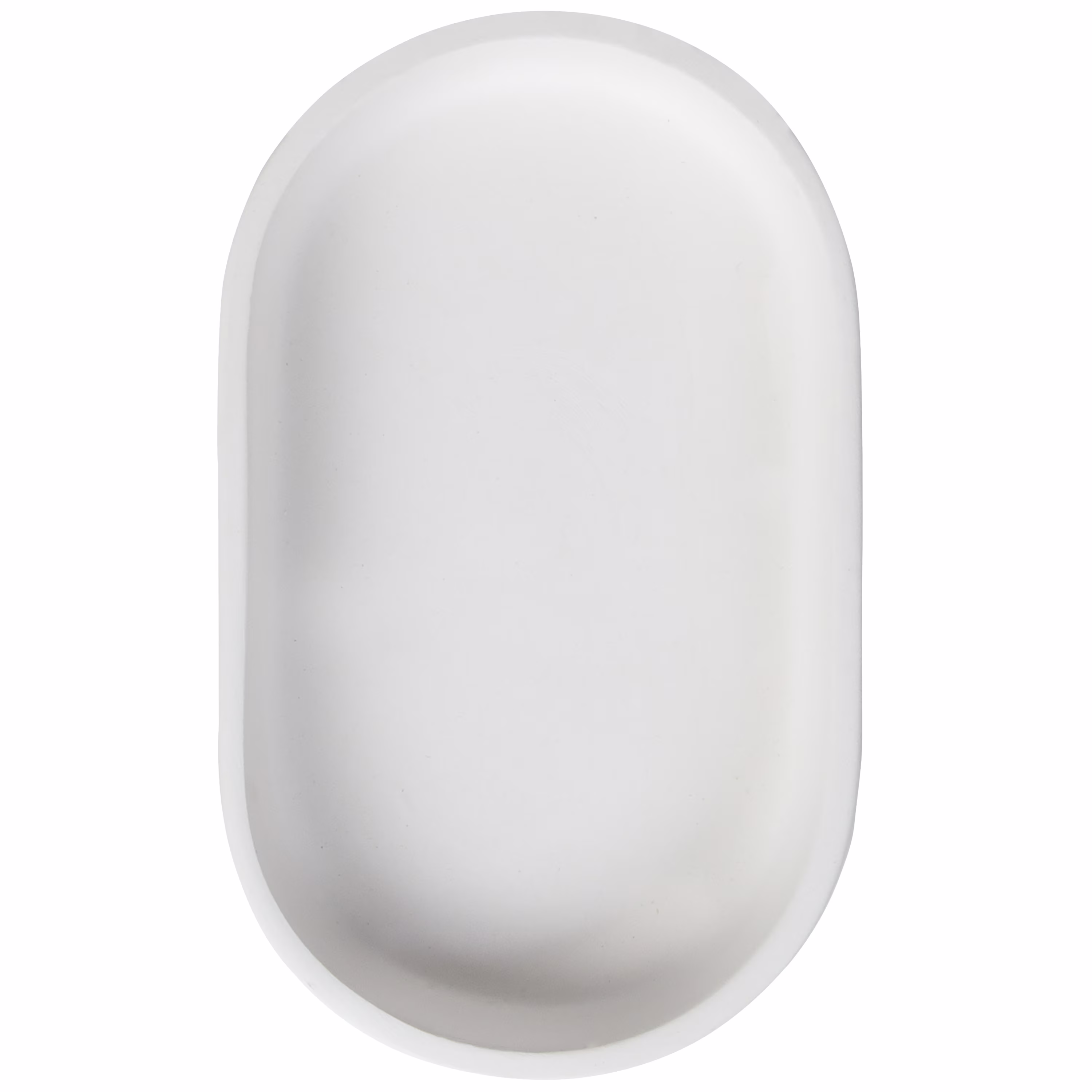 (4 pack) Hello Hobby Trinket Tray, White Ceramic, Ready to Paint, 3 in x 5 in Oval