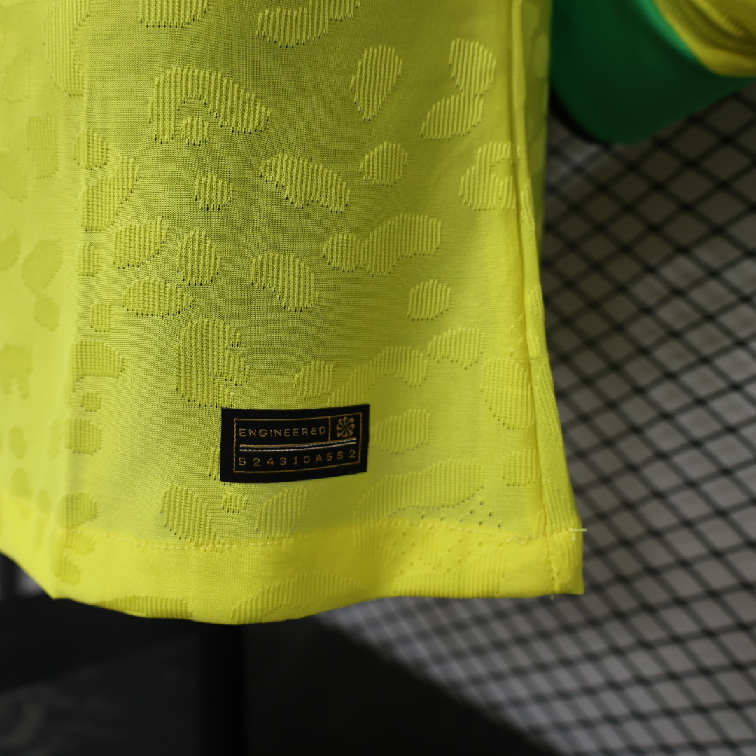 2023/2024 Brazil Home Long Sleeve Players Edition