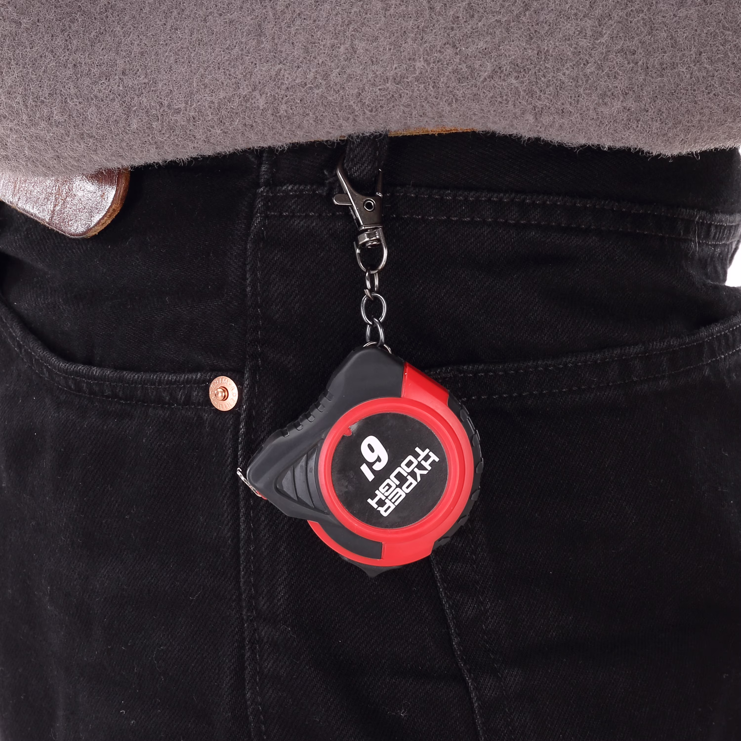 Hyper Tough 6-Foot Tape Measure with Keychain