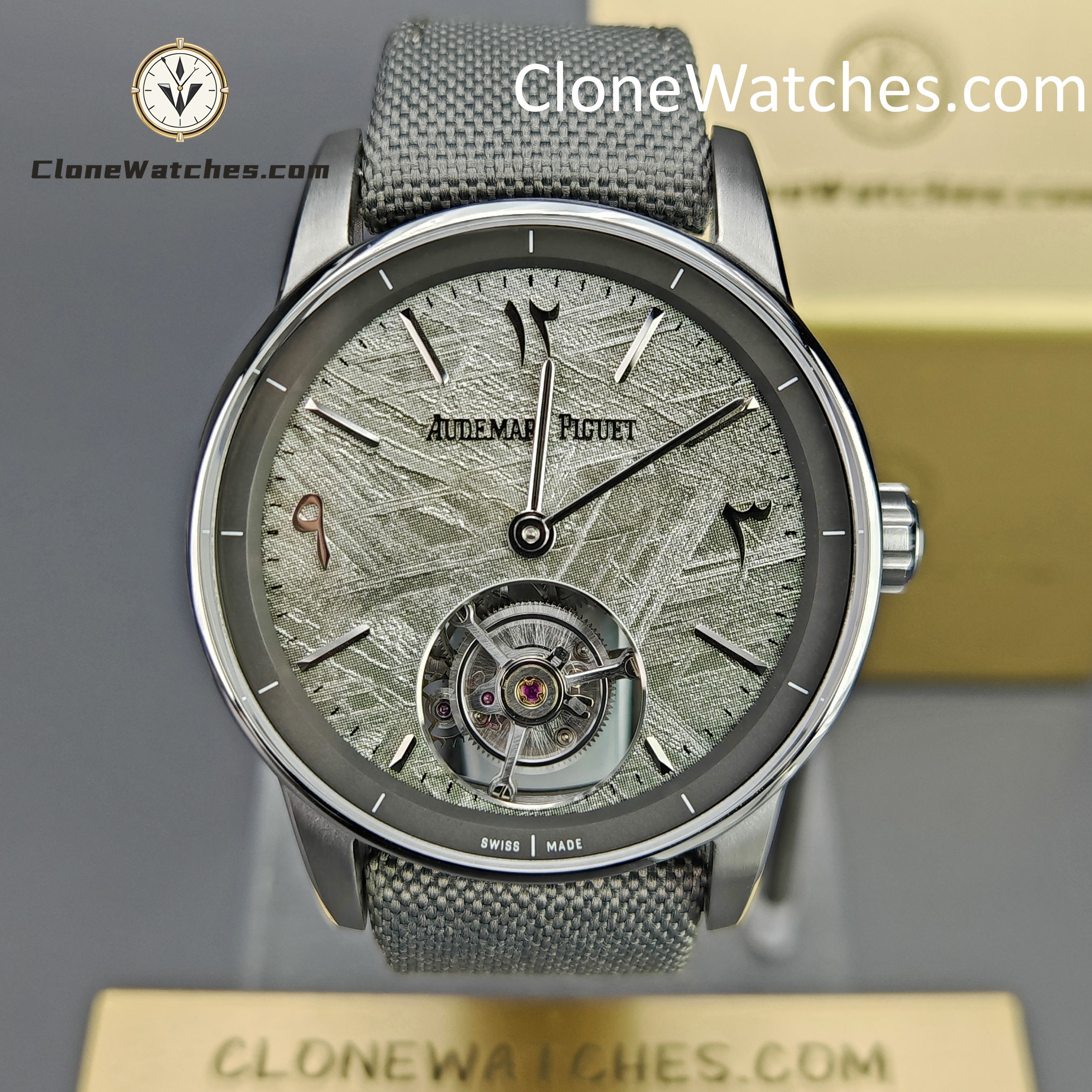 Audemars Piguet Super Clone Watches 1:1 Code 11.59 Tourbillon Meteorite Dial 41mm