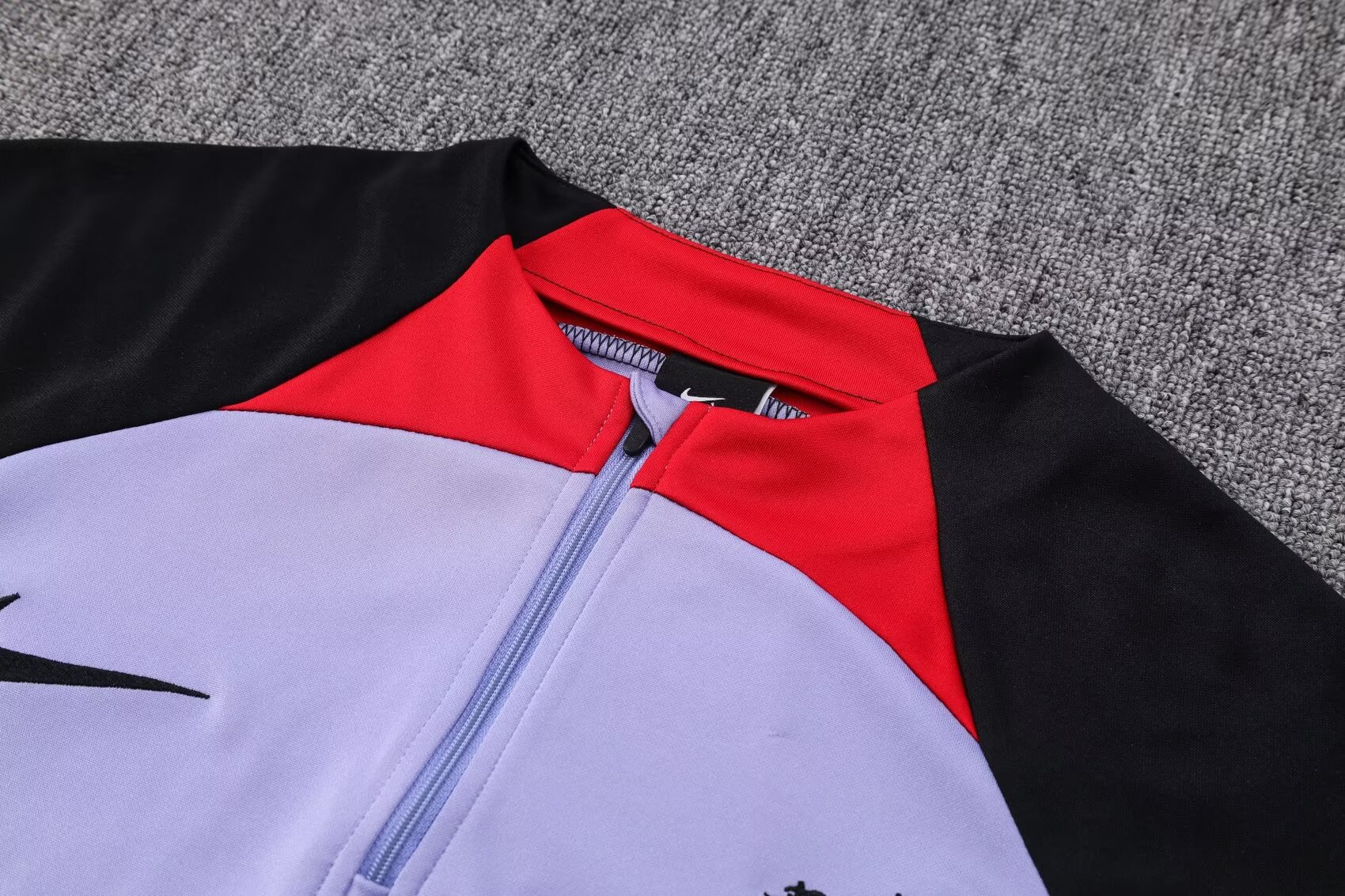 2022/2023 Liverpool Half-Pull Training Suit Purple Jersey 1:1 Thai Quality Set