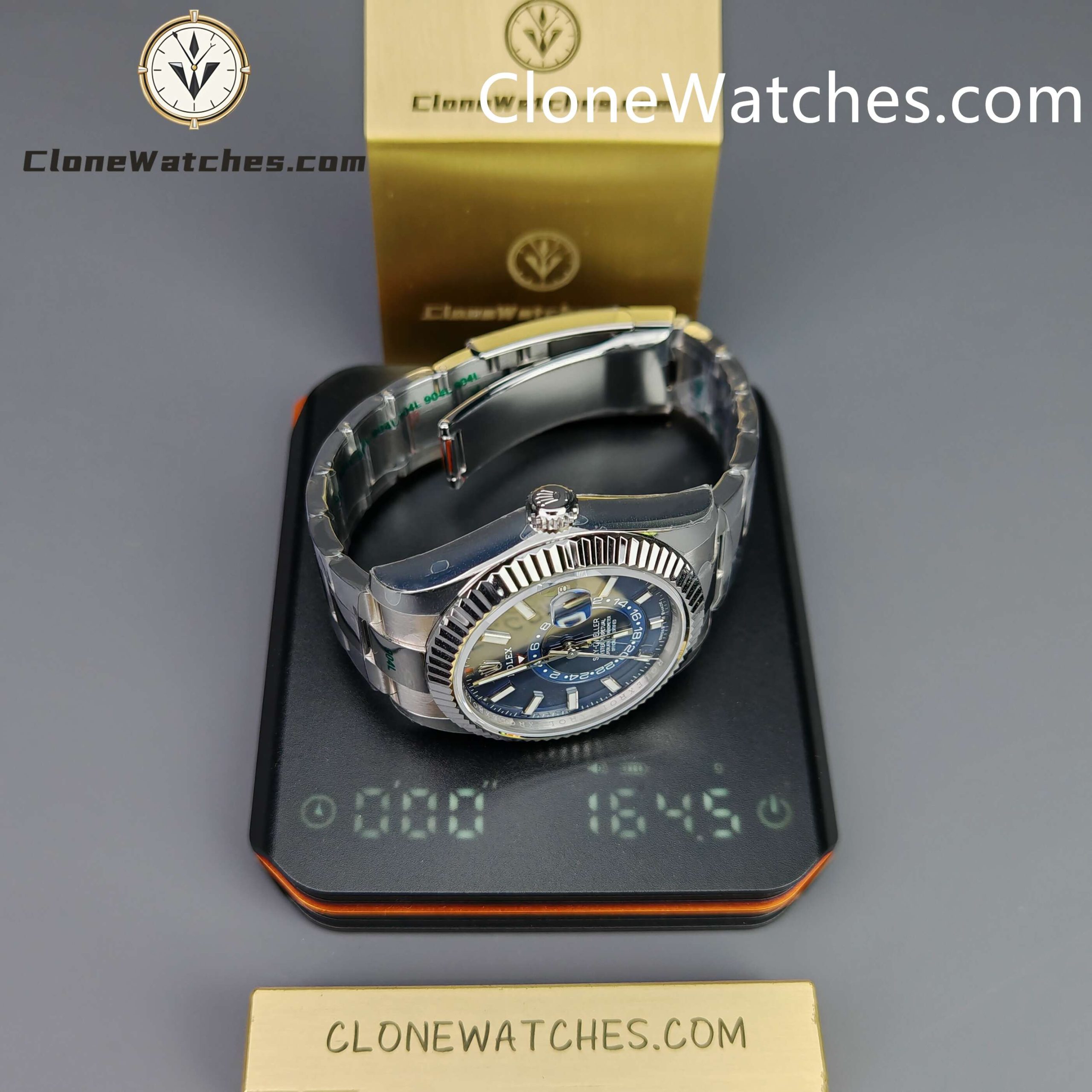 Rolex Super Clone Watches 1:1 Sky Dweller Blue Dial Oyster M336934 0005 Movement