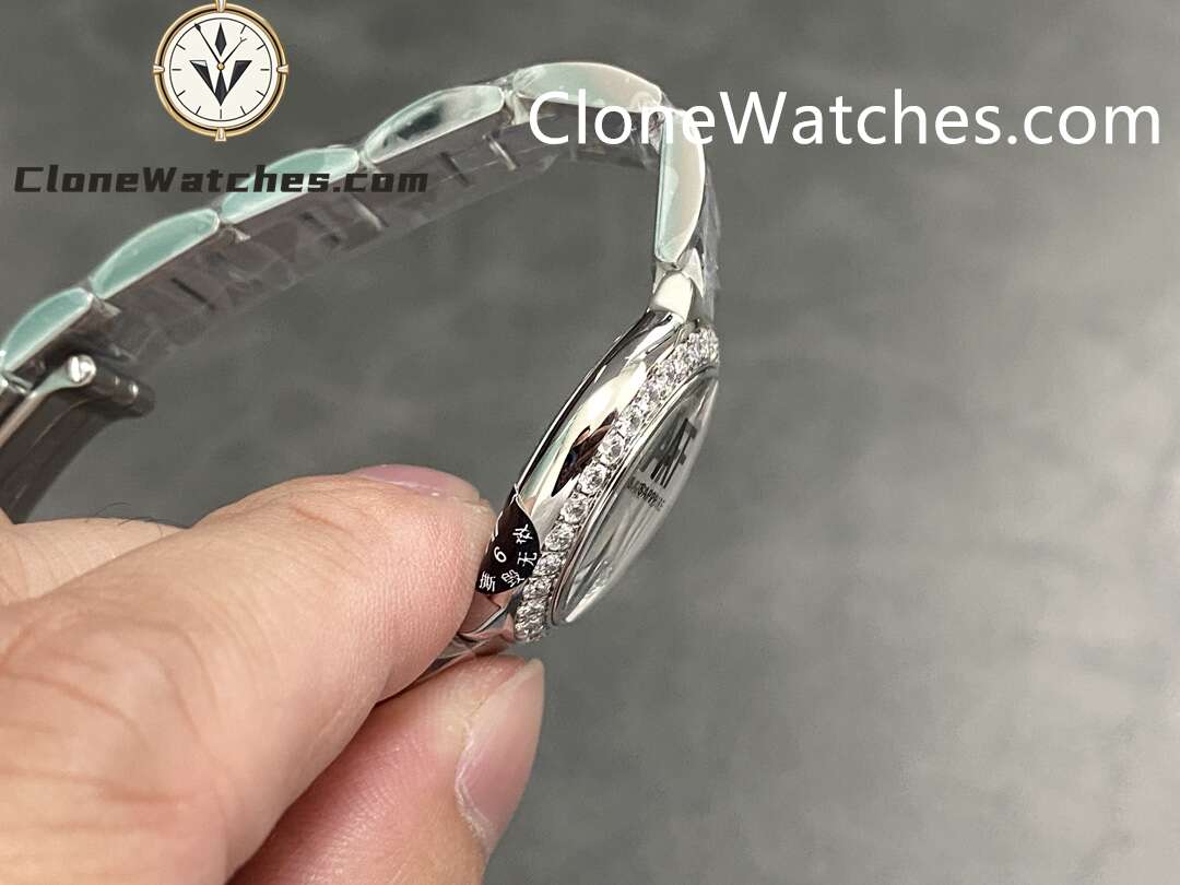 Cartier Super Clone Watches 1:1 Ballon Bleu de W4BB0015 White Dial Diamond Bezel 28mm