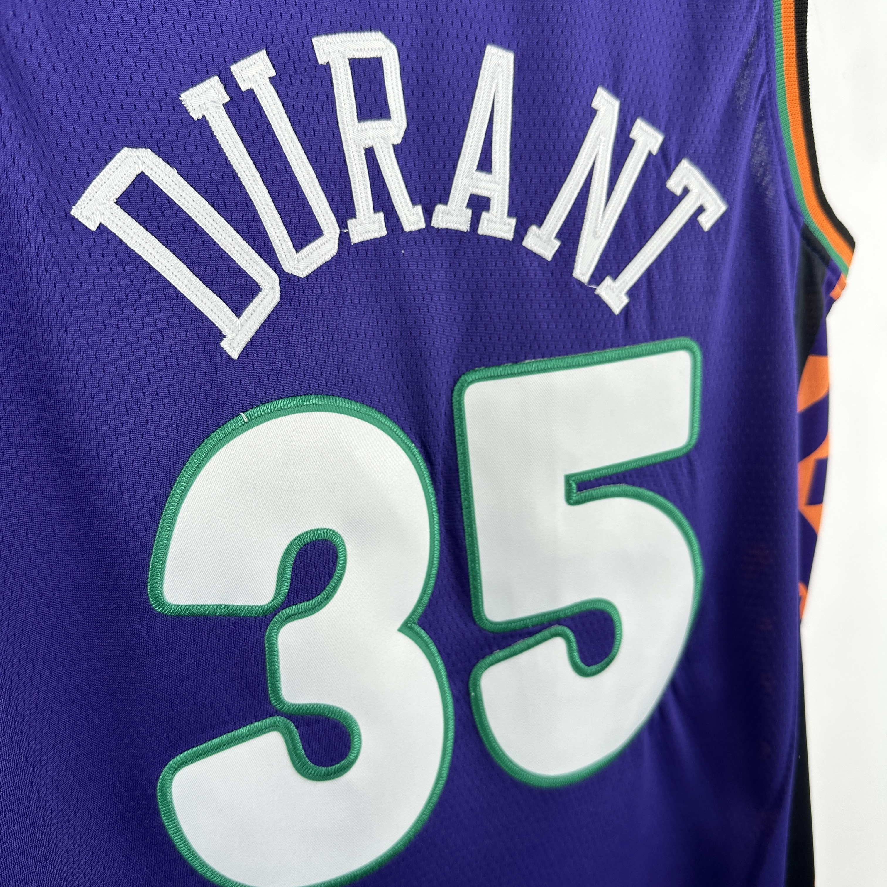 Embroidery 25th season Suns City Edition No. 35 Durant