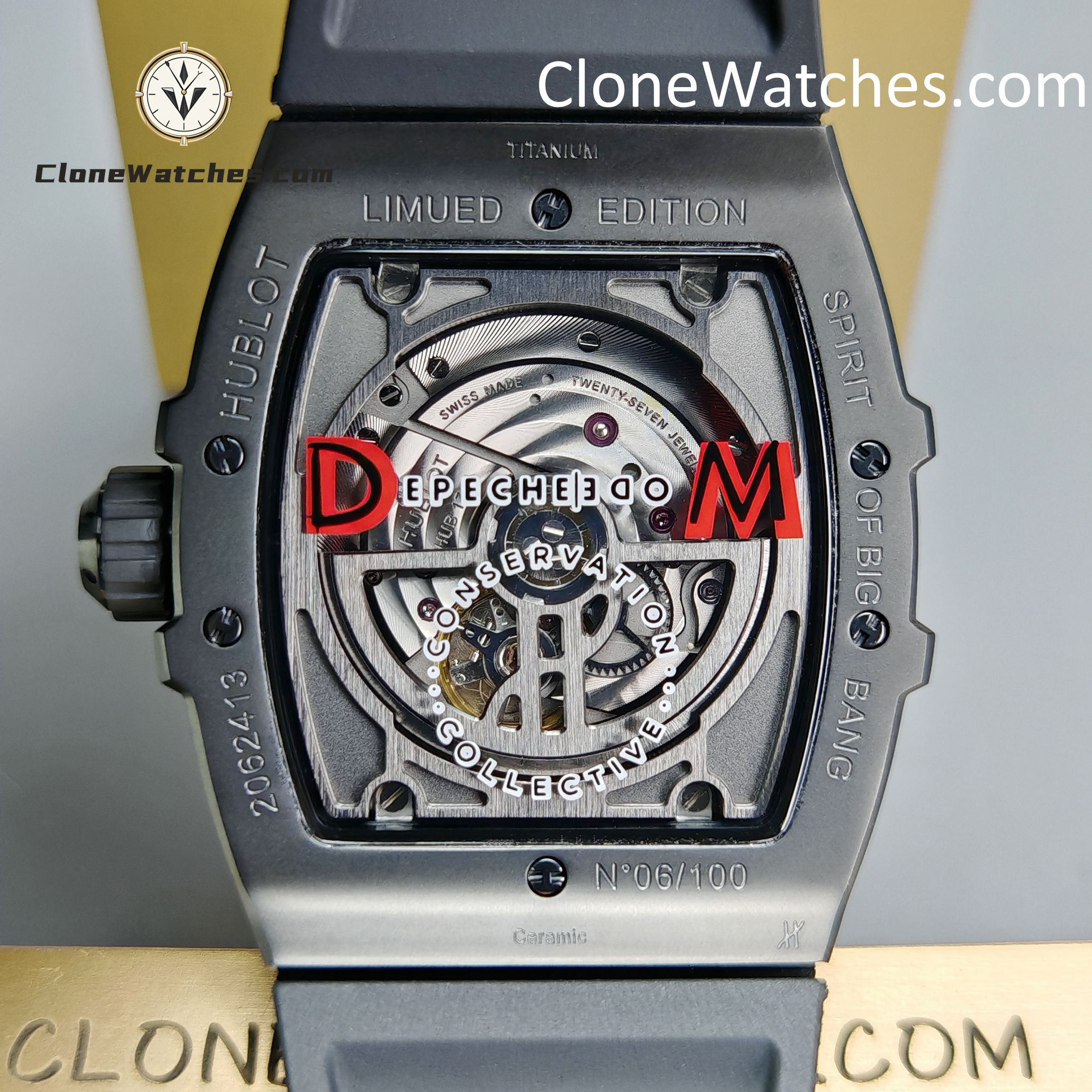 Hublot Super Clone Watches 1:1 Spirit of Big Bang Depeche Mode 646.CI.0110.RX.DPM24