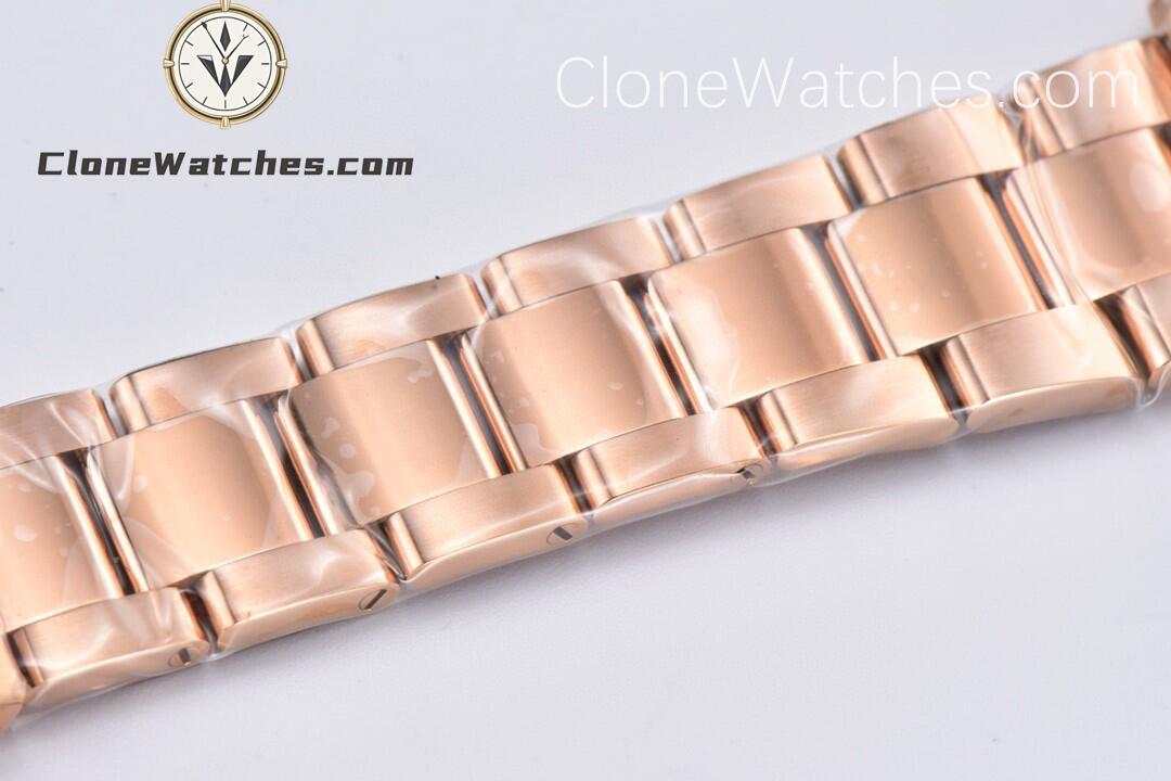 Rolex Super Clone Watches 1:1 Daytona 18K Rose Gold Black Dial M116505-78595 4130 Movement