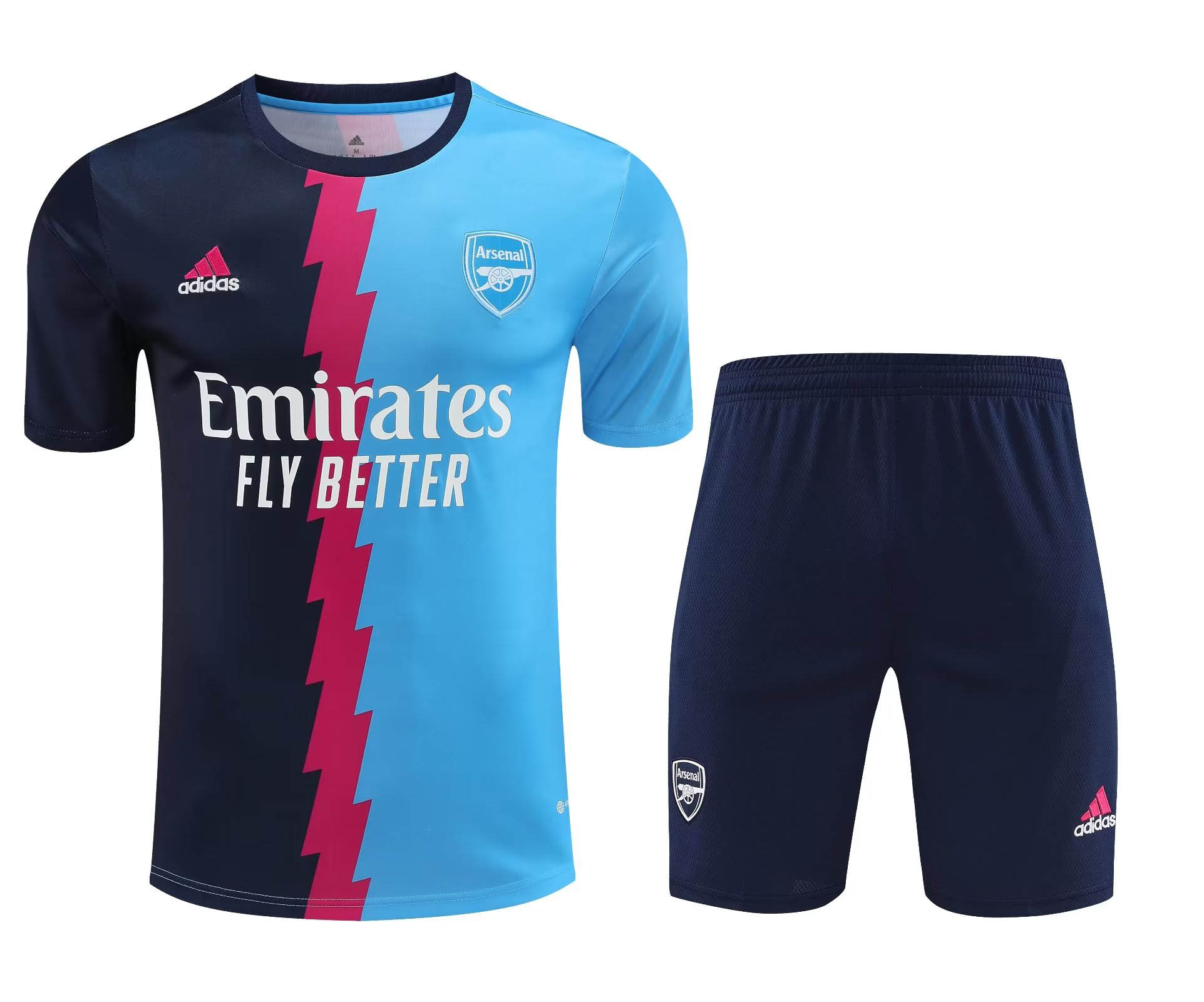 2022/2023 Arsenal Training Wear Blue Set Soccer Jersey - Adult Set