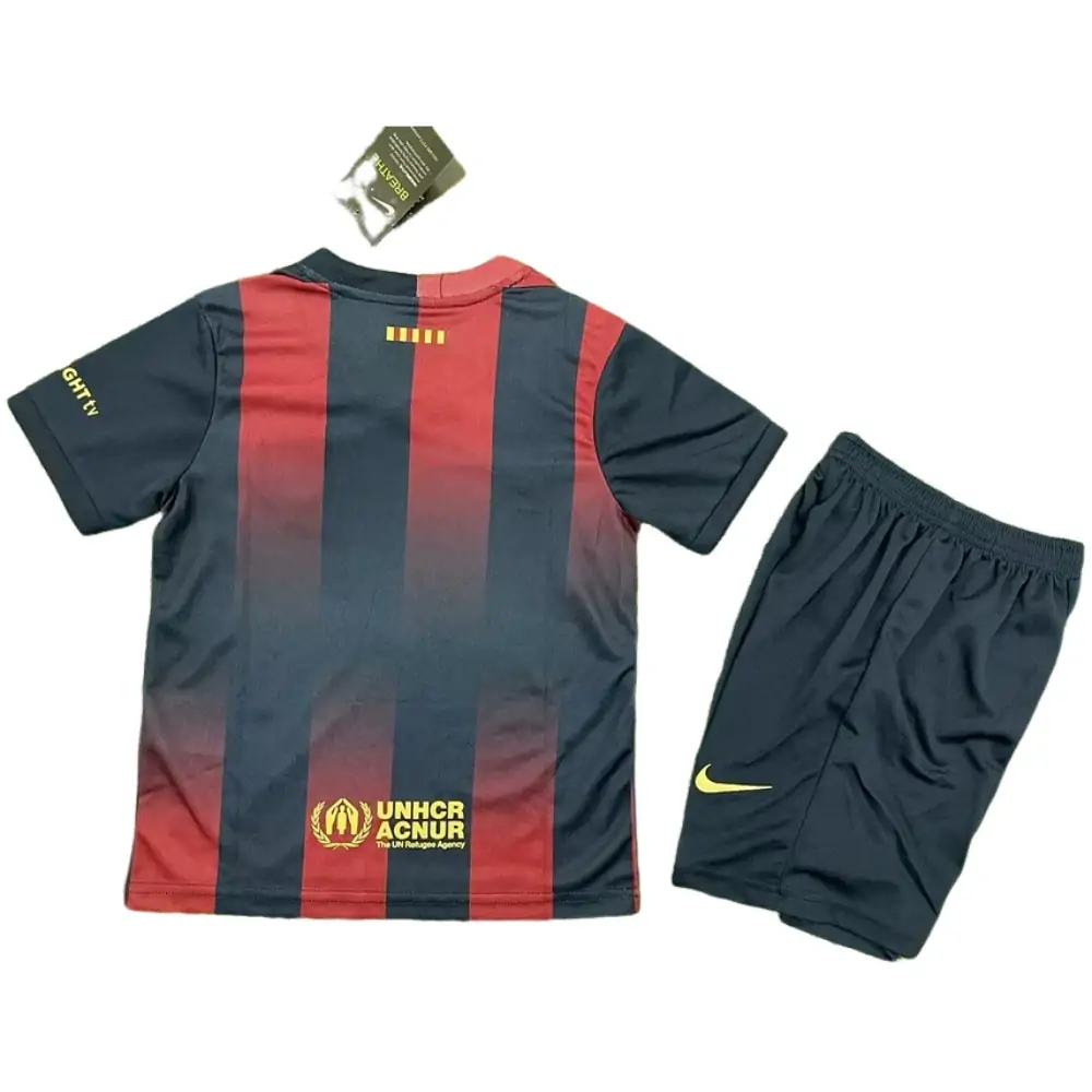 2025-26 New Season Barcelona Home Children's Jersey - Fan Edition