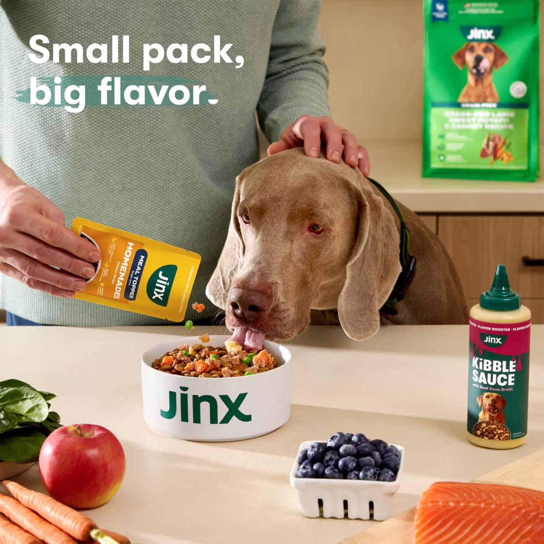 Jinx Homemades Single-Serve Meal Topper Duck & Lamb Recipe, 3 oz Pouch