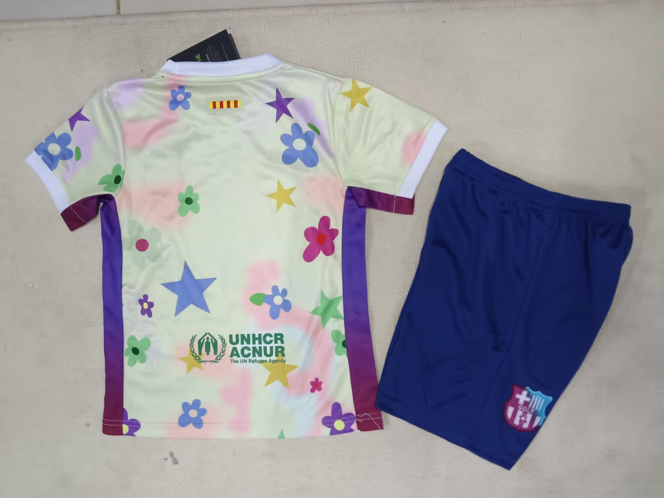 25-26 Barcelona Special Edition Patterned Jersey - Kids Set