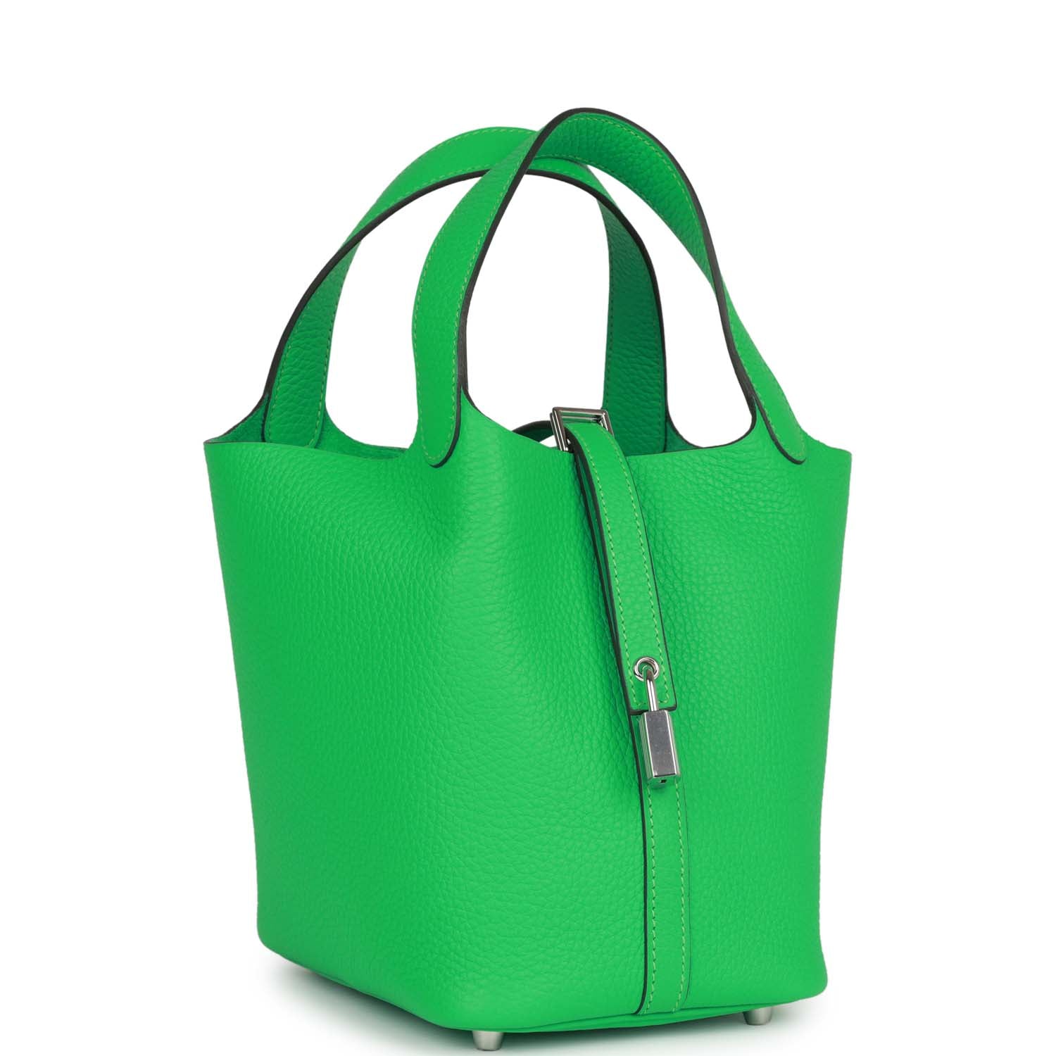 Hermes Picotin Lock 18 Vert Comics Clemence Palladium Hardware