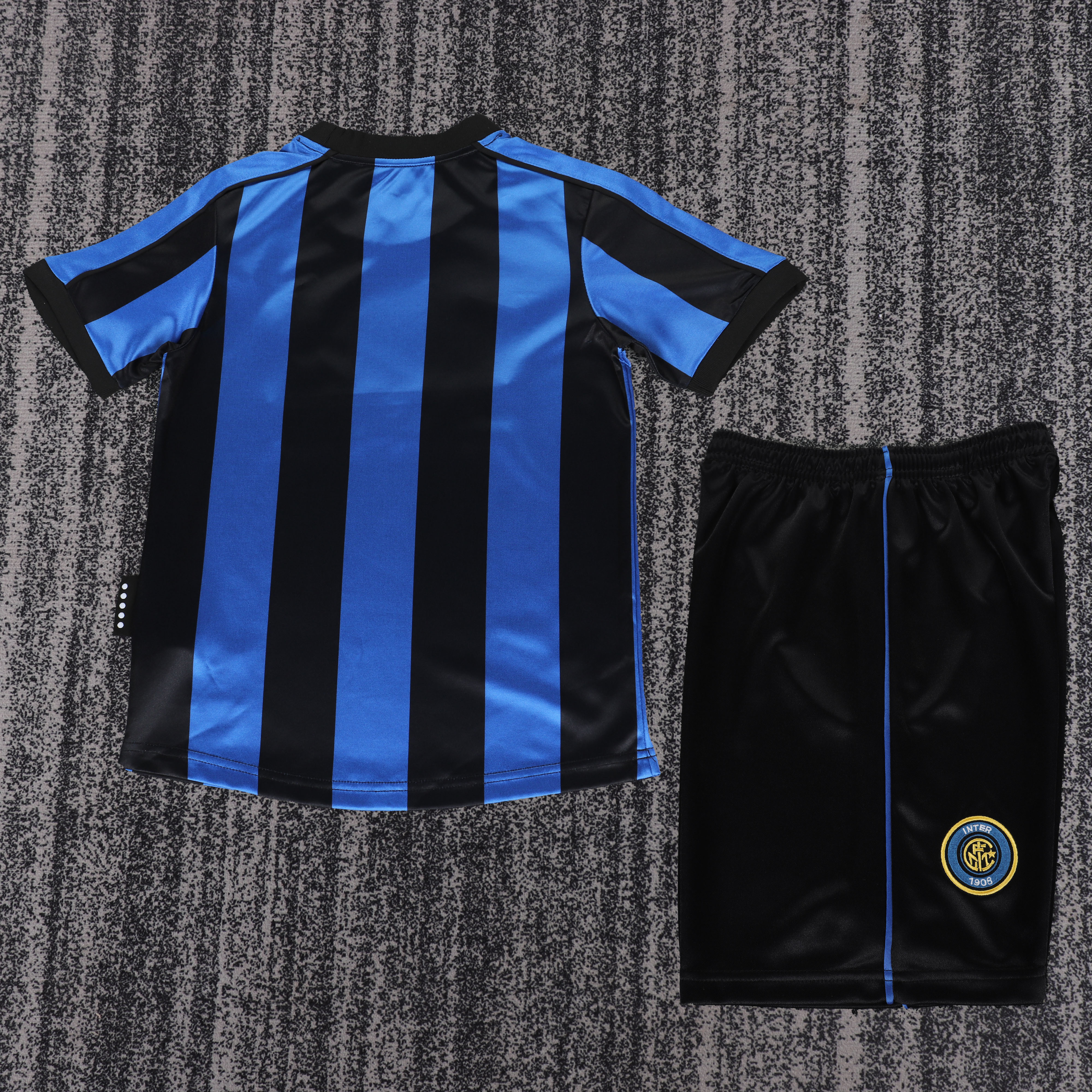 1999-00 Inter Milan Home Retro Children's Jersey Set - Fans Edition